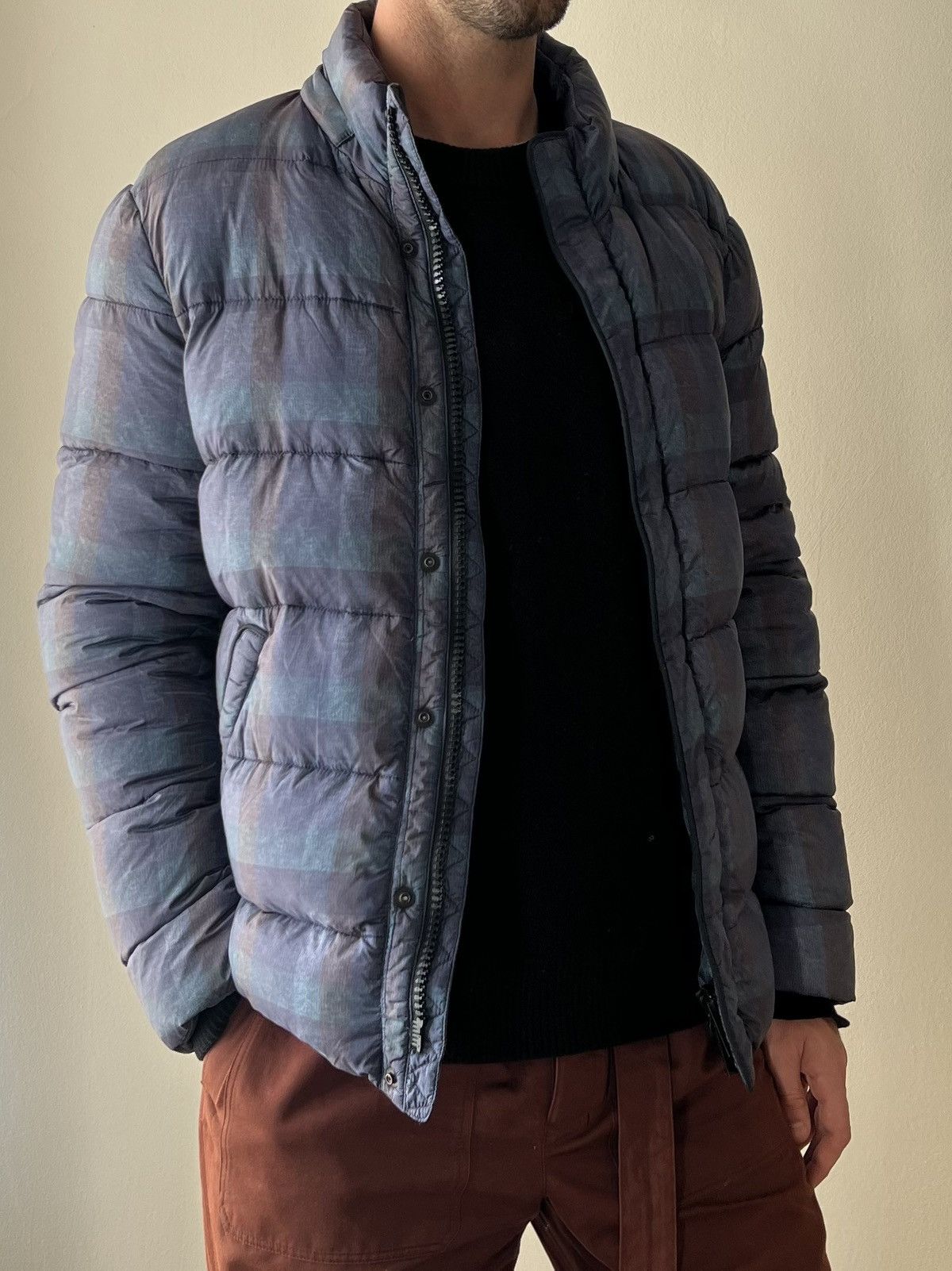 Giorgio Armani Rare Armani Collezioni Goose Down Puffer Jacket Blue Size US L / EU 52-54 / 3 - 2 Thumbnail