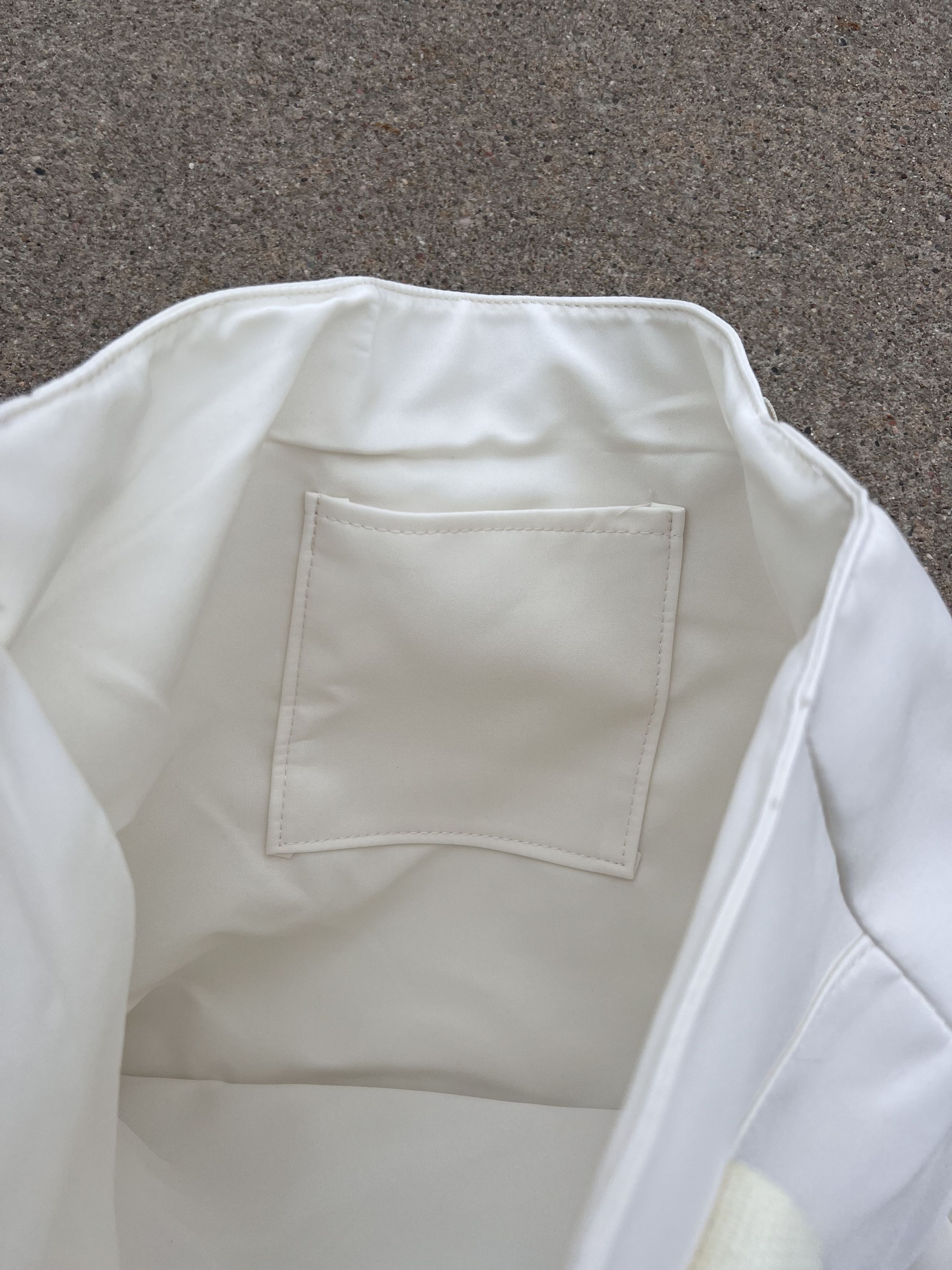 HIDDEN Hidden NY Embroidered Tote Bag in White Size ONE SIZE - 4 Thumbnail
