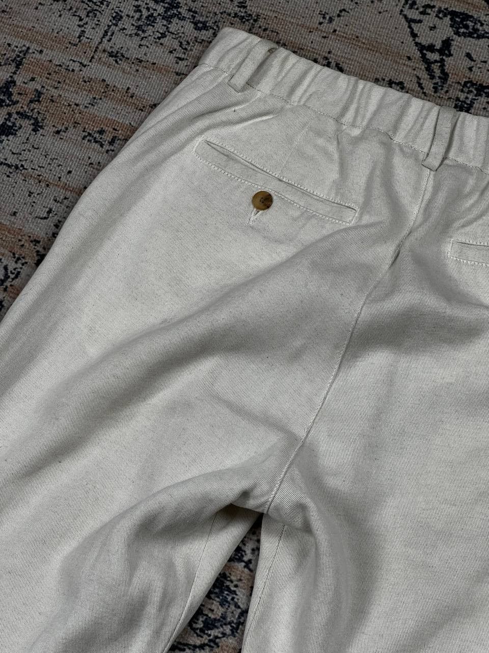 A Day's March A day’s march White Hamp Luxury Baggy Chino Pants Size US 32 / EU 48 - 14 Thumbnail