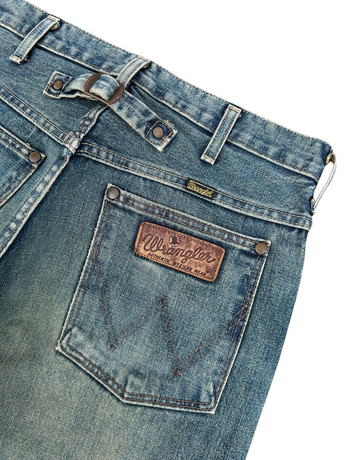Kapital Vintage Buckle Back Wrangler Blue Bell Distressed Denim Jean Size US 30 / EU 46 - 6 Thumbnail