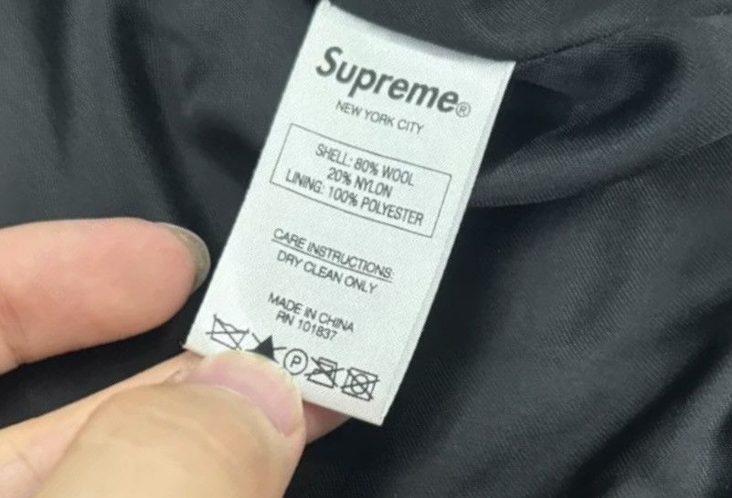 Playboy × Supreme Supreme playboy varsity jacket black Size US L / EU 52-54 / 3 - 3 Thumbnail