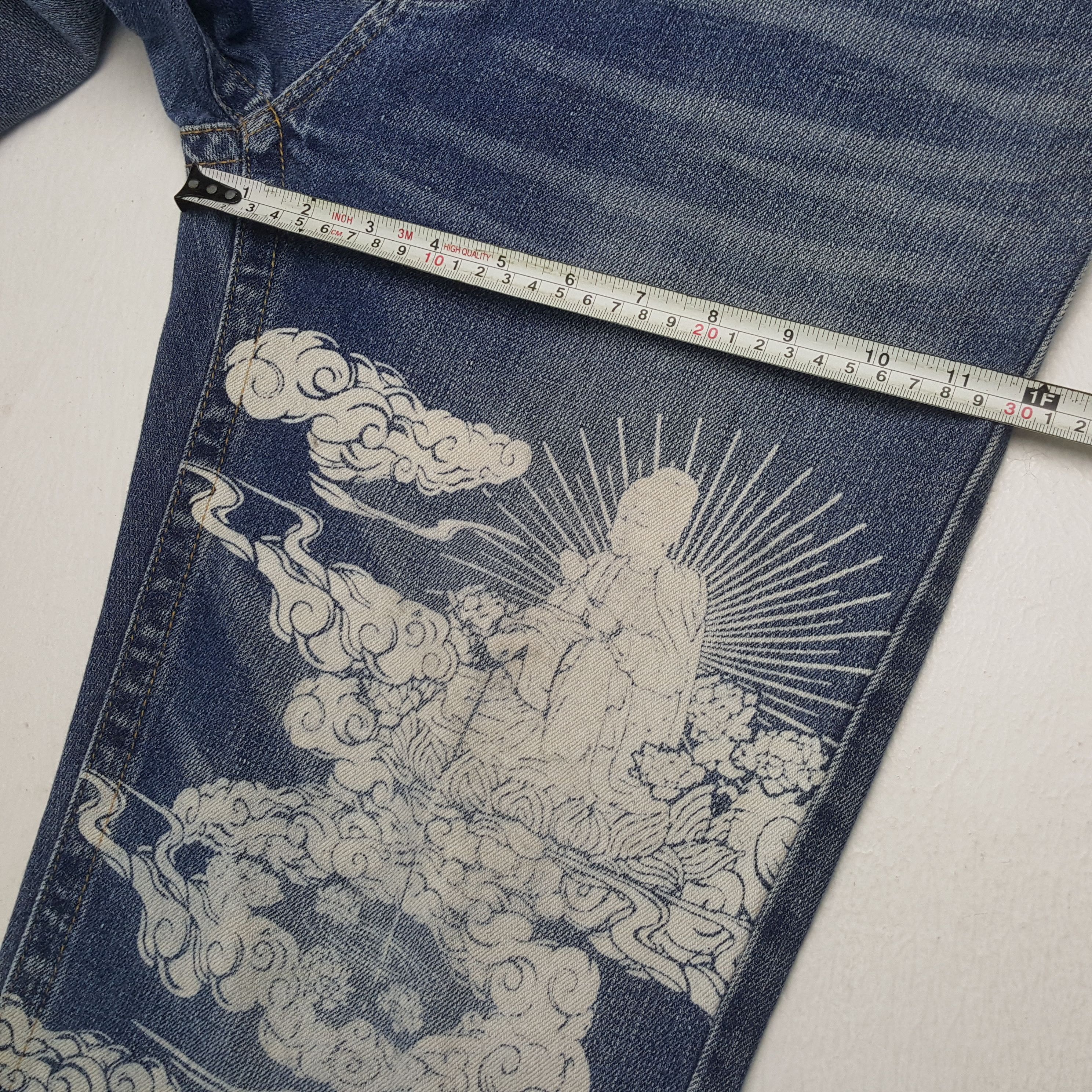 Designer × Japanese Brand × Vintage Vintage Japanese Fashion Brand Traditional Style Jeans Size US 36 / EU 52 - 9 Thumbnail