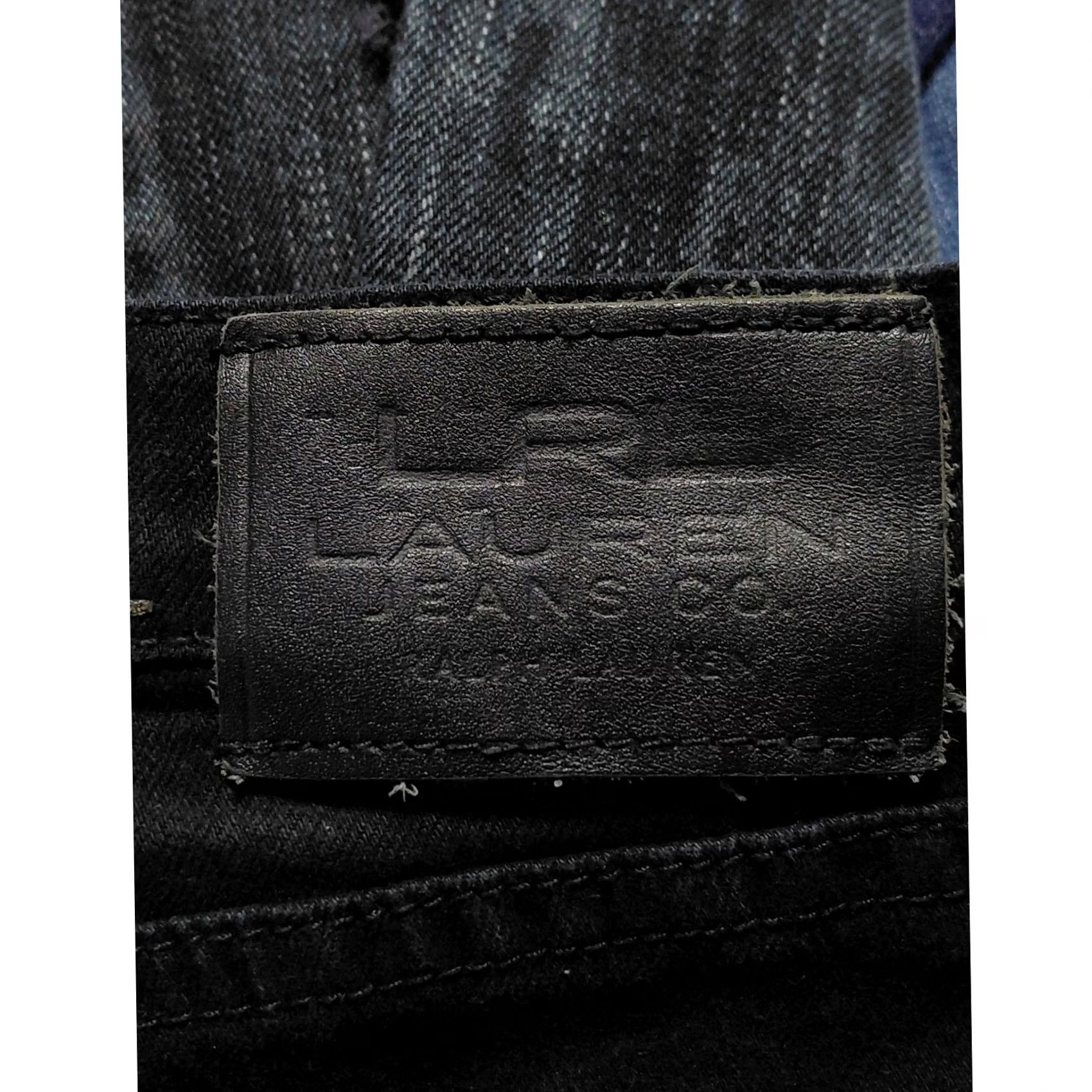 Vintage Lauren Ralph Lauren Black Straight Ankle Jeans Size 6 Women Size 28" / US 6 / IT 42 - 4 Thumbnail