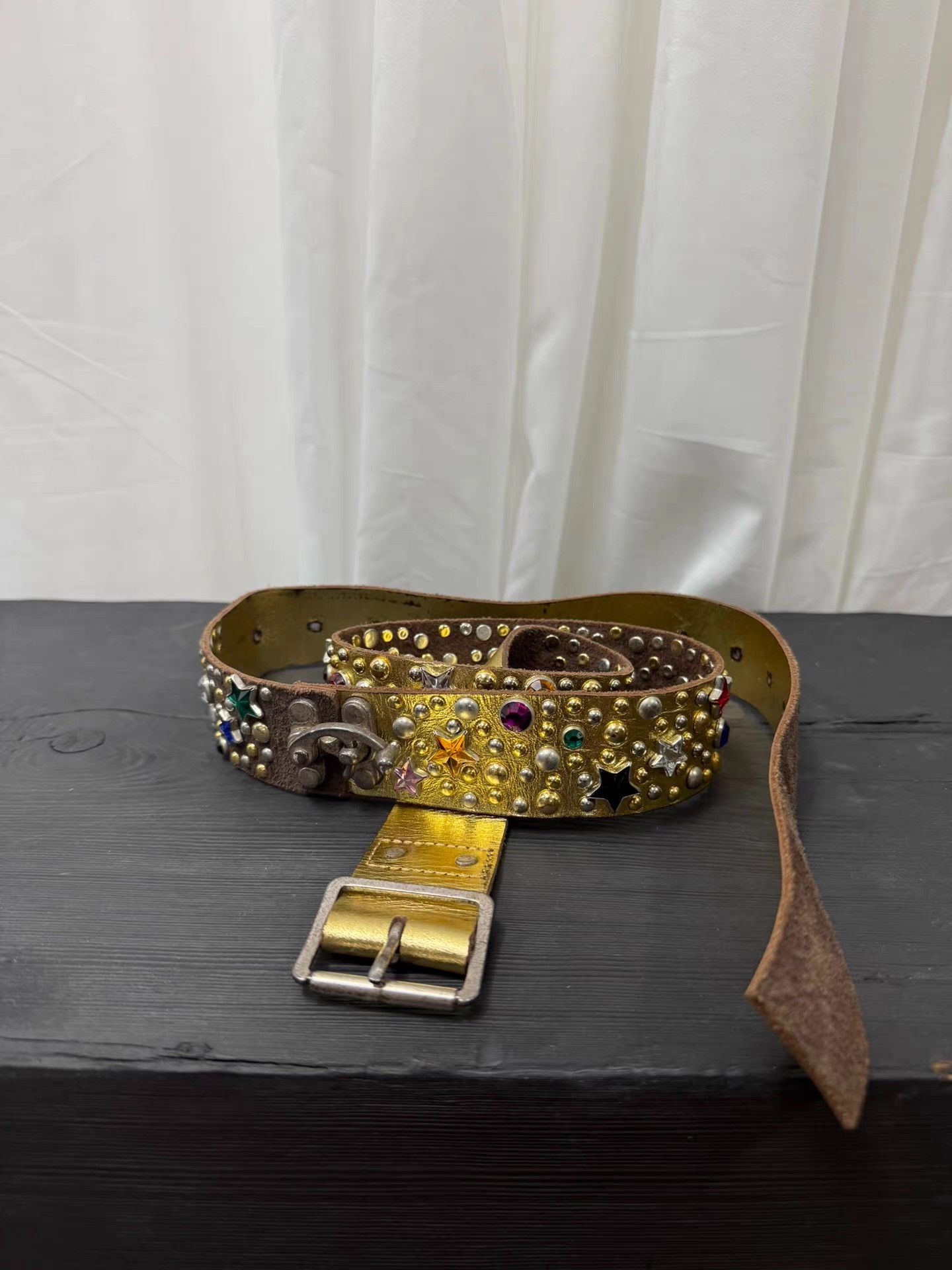 Takahiromiyashita The Soloist. The soloist Studded Star Vision Belt K20 Size ONE SIZE - 2 Thumbnail