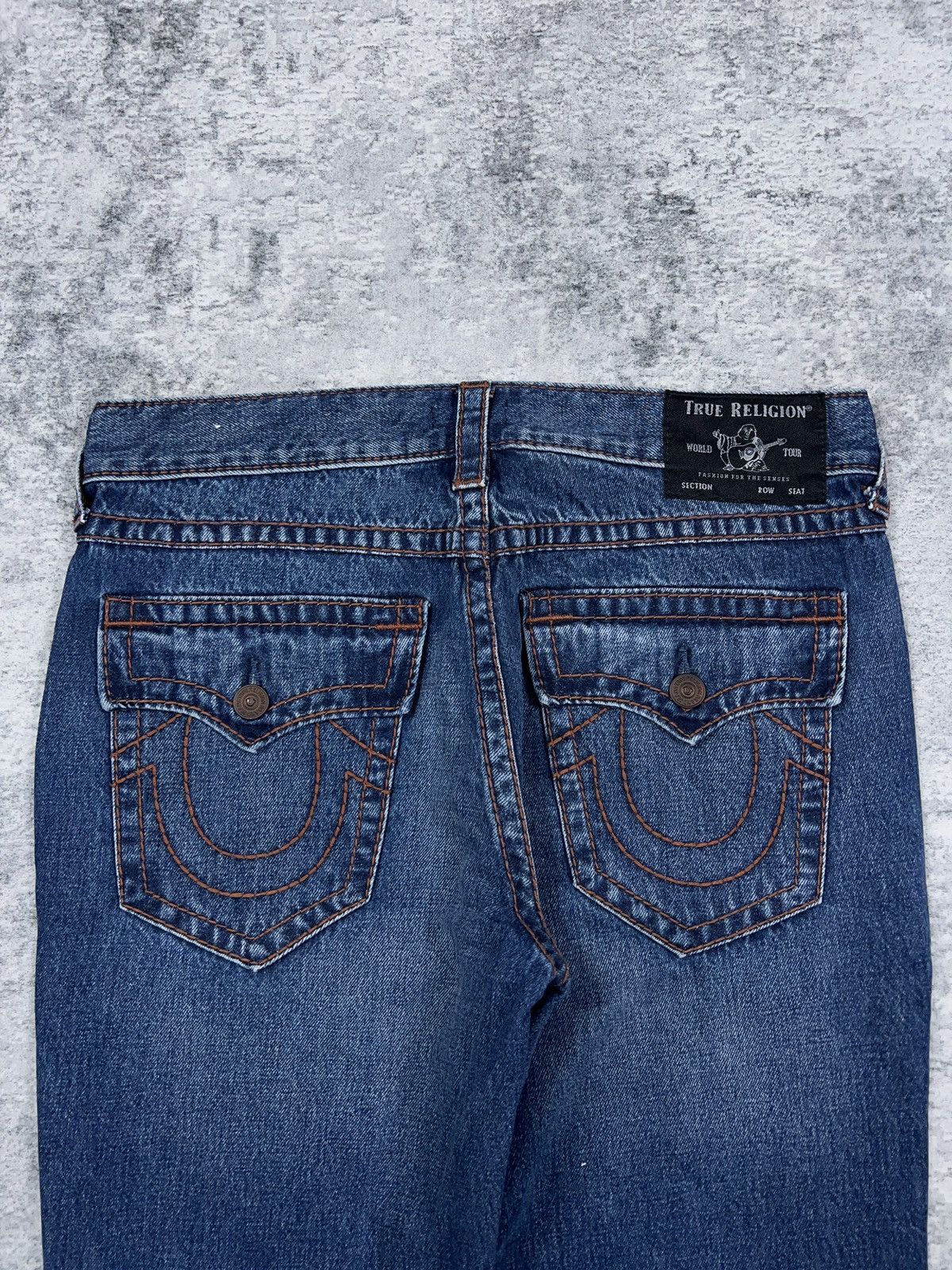 True Religion × Vintage True Religion Relaxed Straight Ricky Jeans 36x33 Size US 36 / EU 52 - 3 Thumbnail