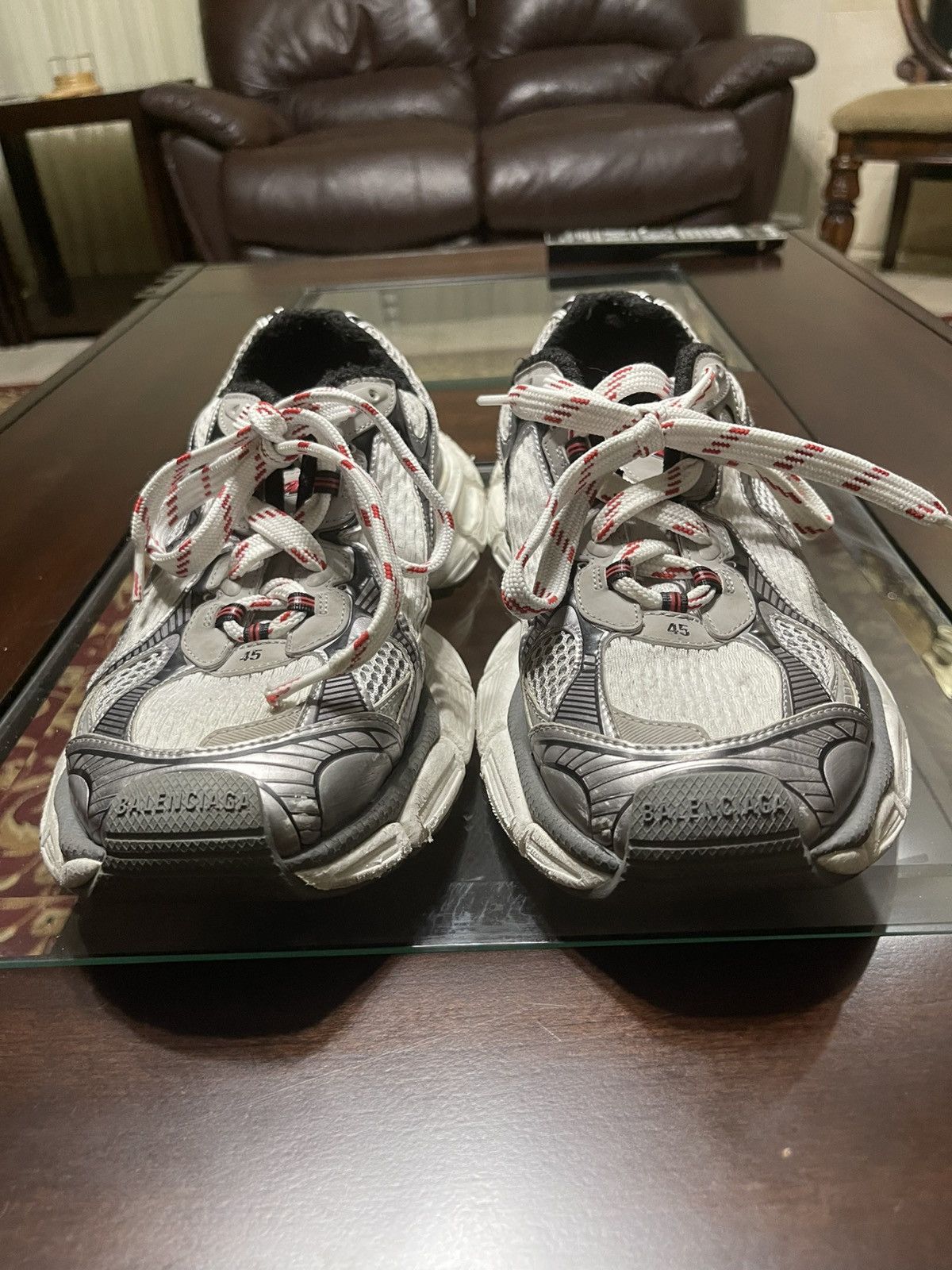 Balenciaga Runners size 41 (US Men’s 8) White Pink Grey