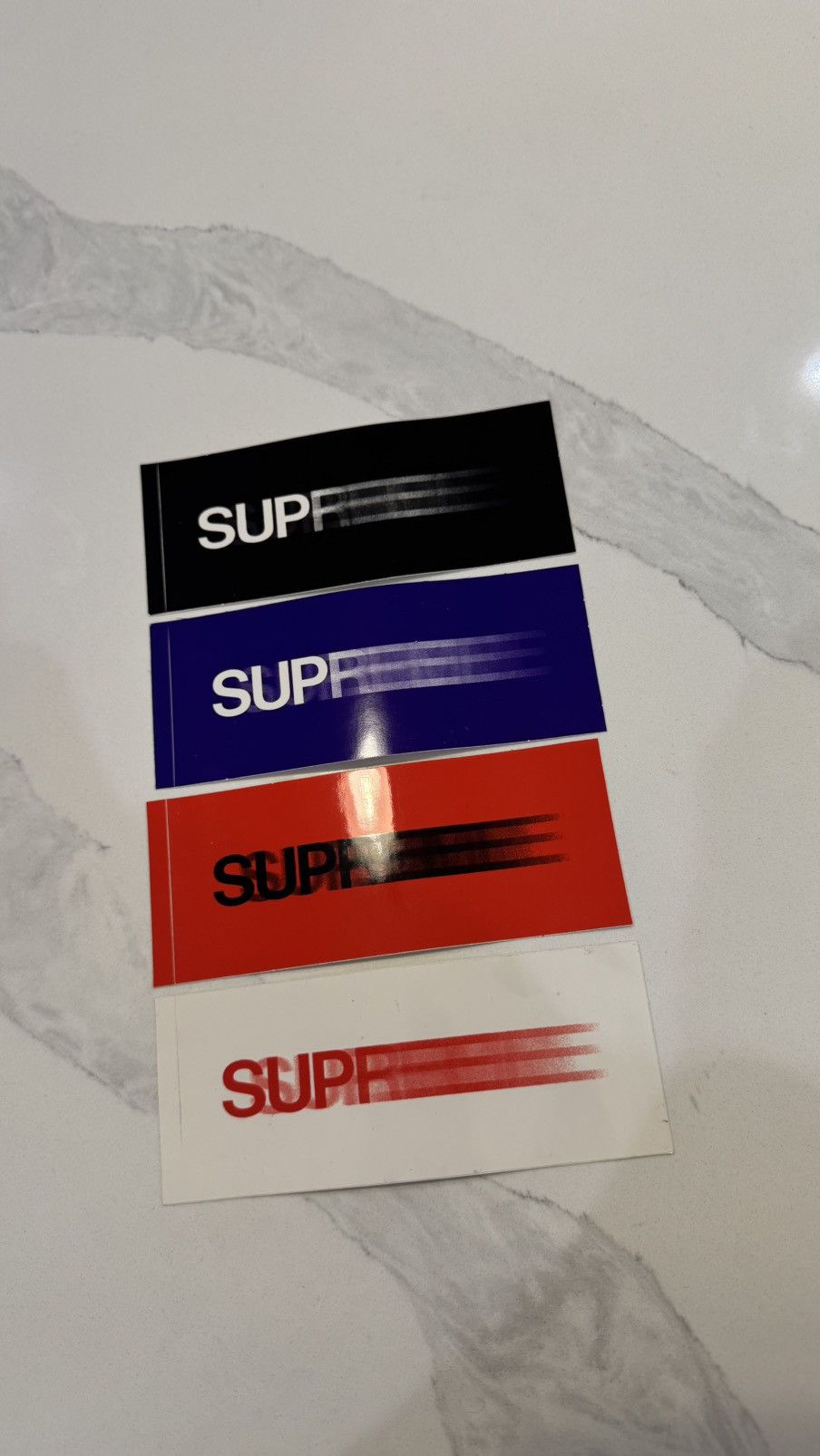 Supreme Supreme motion logo sticker lot motion logo collection Size ONE SIZE - 4 Thumbnail