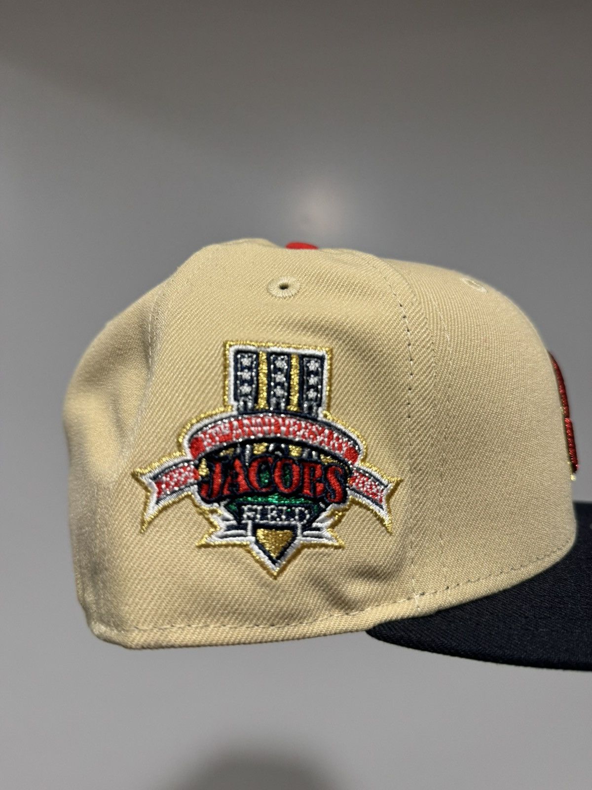 Hat Club × MLB × New Era Hatclub Exclusive Cleveland Indians Script logo 7 3/8 Size ONE SIZE - 2 Thumbnail