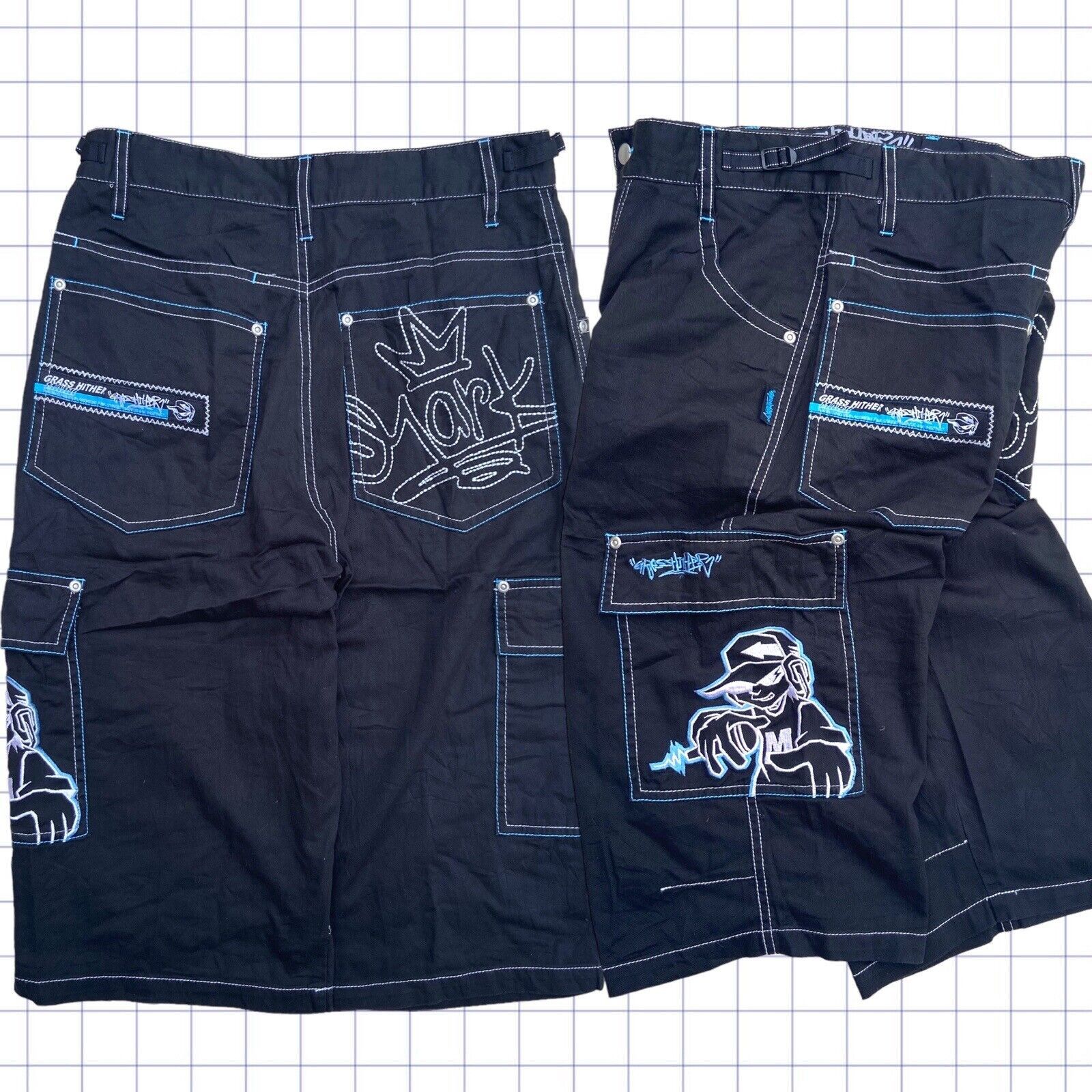 image of Jnco Style Dj Jorts - 30W 26L in Black, Men's