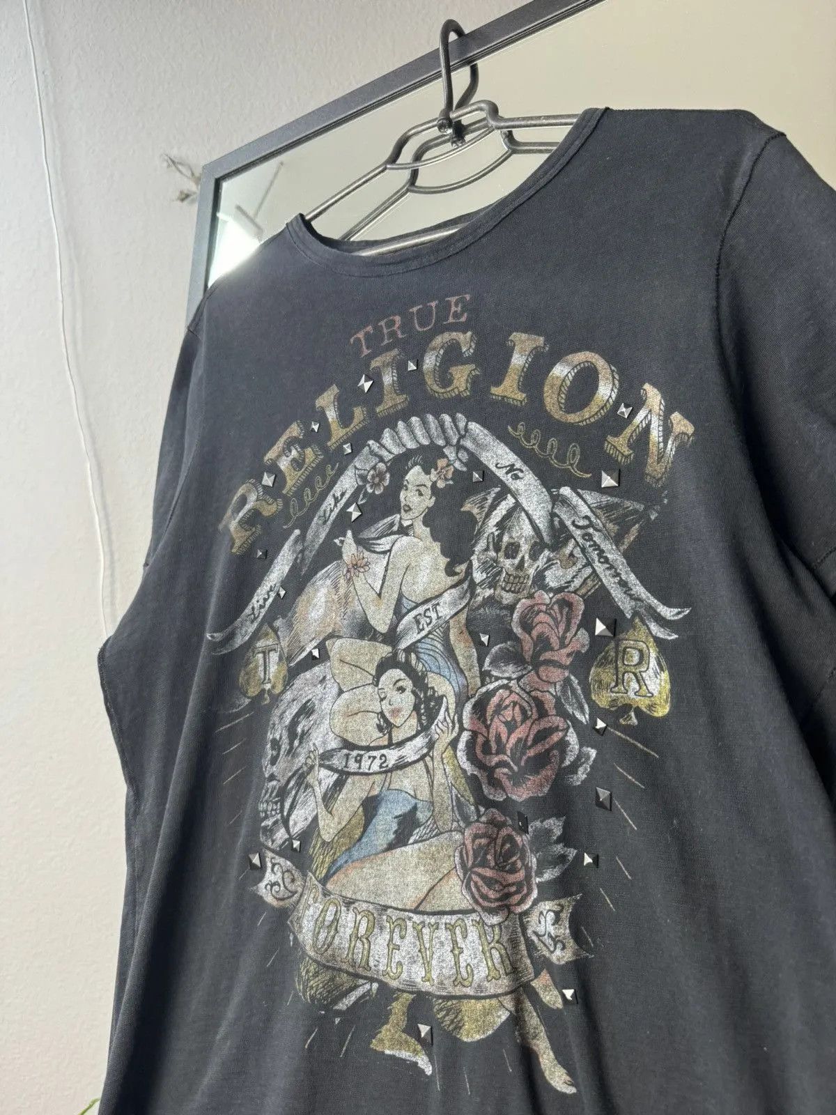 True Religion Vintage True Religion T Shirt Y2k Streetwear Japanese style Size US M / EU 48-50 / 2 - 4 Thumbnail