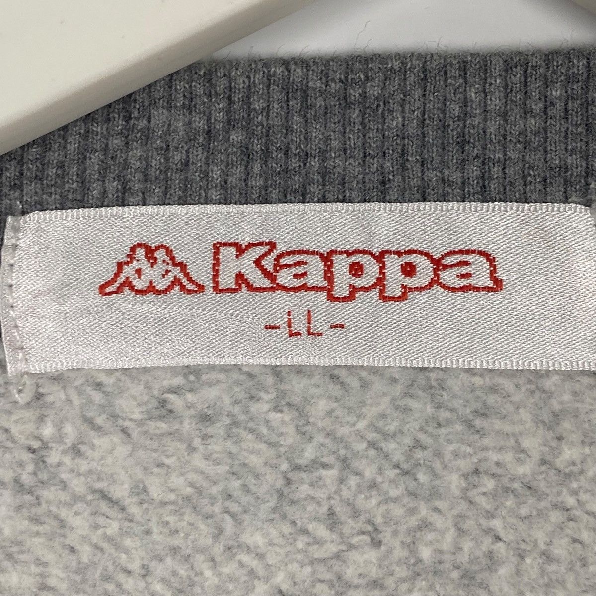 Vintage Vintage Kappa Sweatshirt Crewneck Gray Pullover Jumper Sz LL Size L / US 10 / IT 46 - 8 Thumbnail