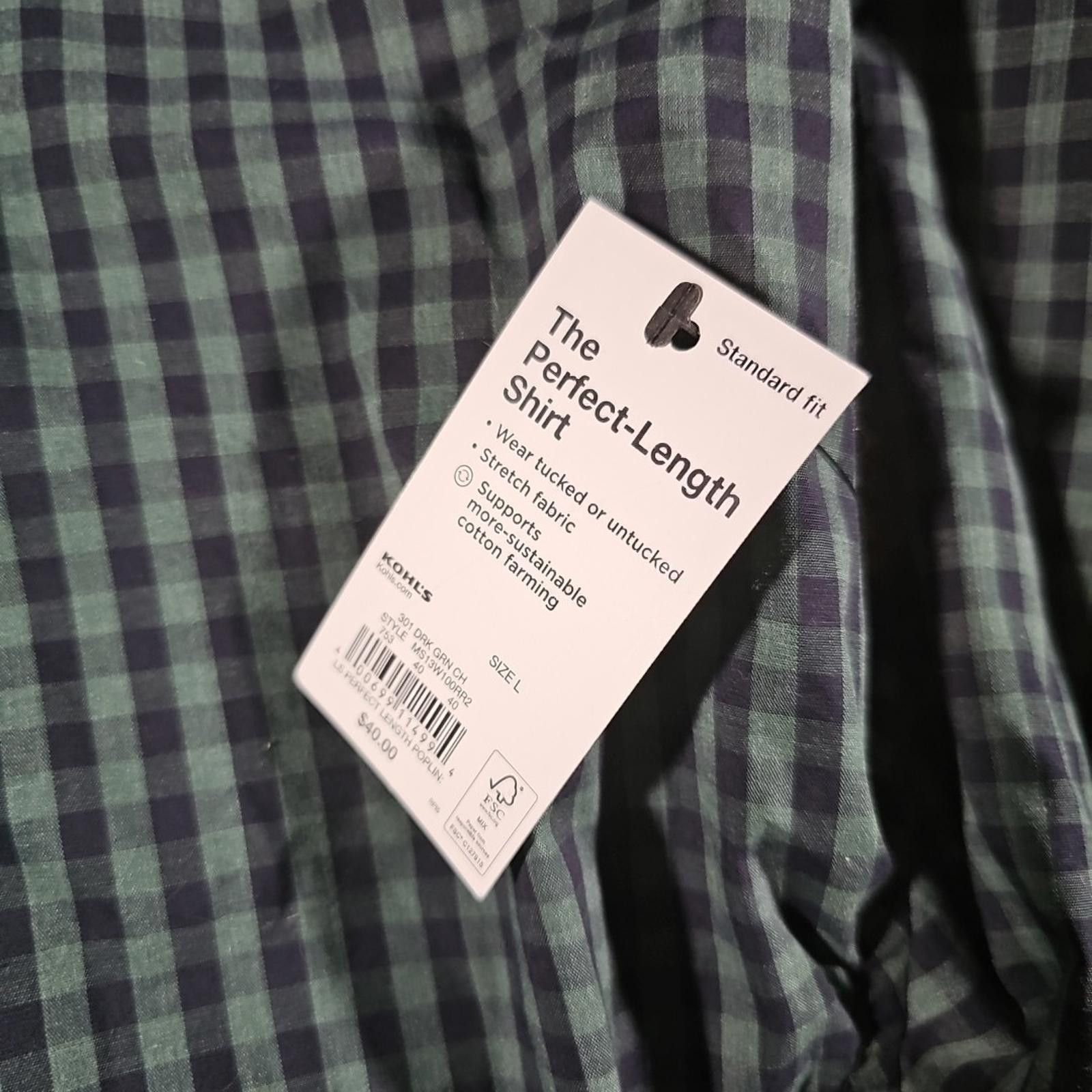 Sonoma Sonoma L The Perfect Length Shirt NWT Size US L / EU 52-54 / 3 - 8 Thumbnail