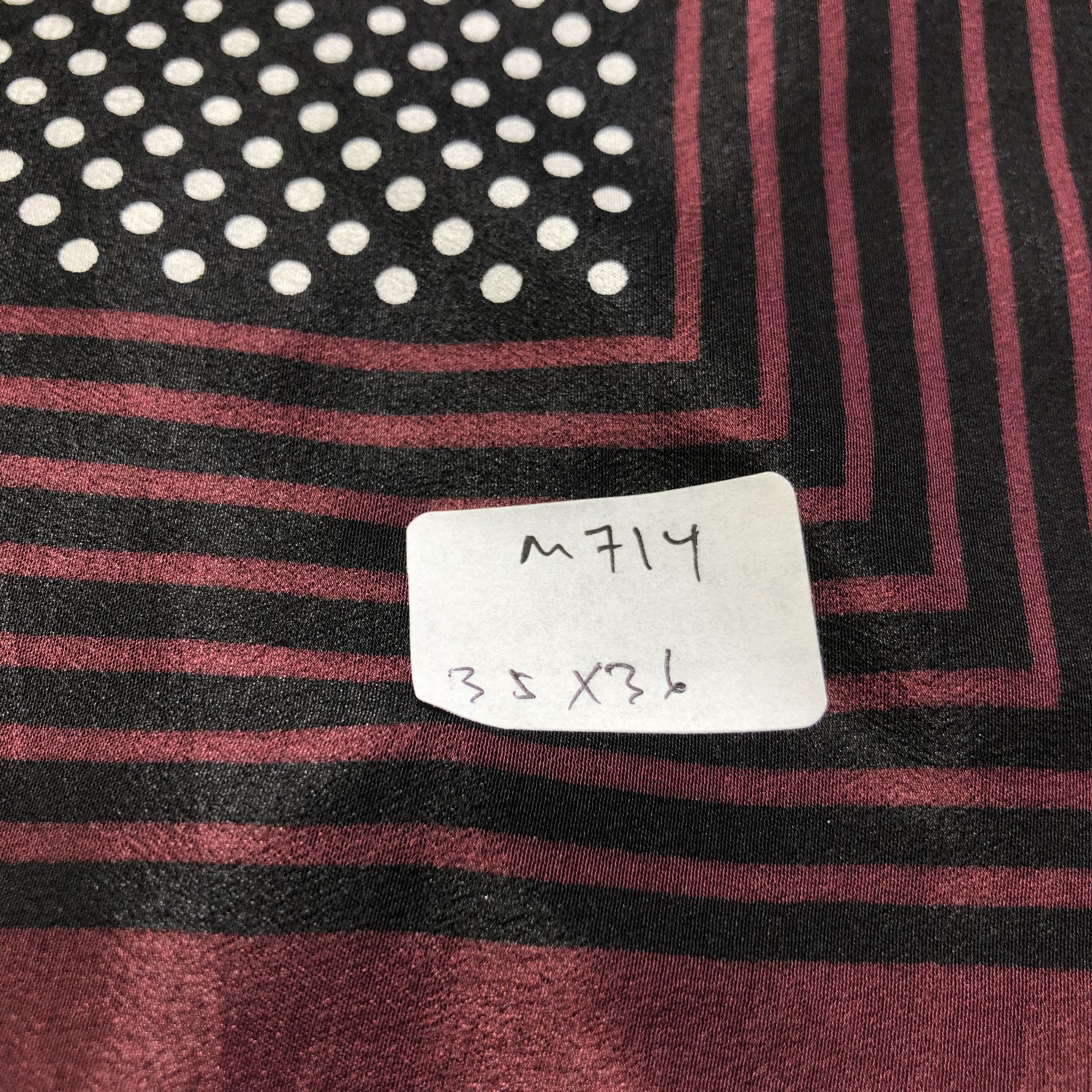 Japanese Brand Vintage Polka Dots Hand Rolled Silk Scarf M714 Size ONE SIZE - 6 Thumbnail