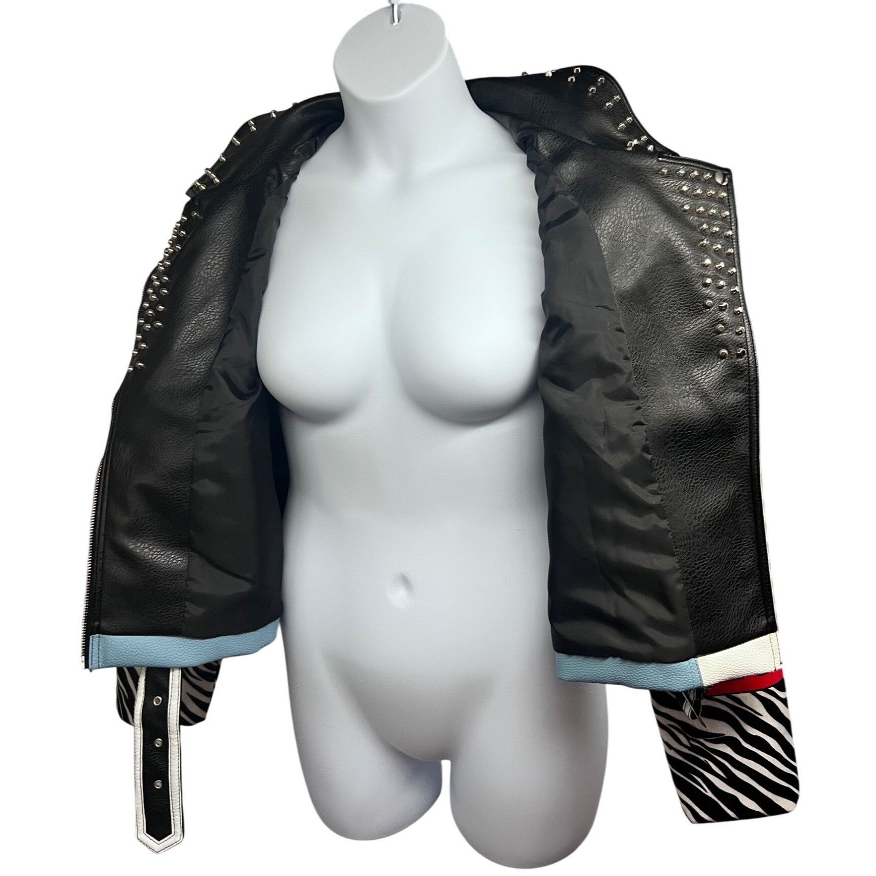 Azalea Wang Azalea Wang Band of Misfits Womens Designer Faux Leather Gra Size L / US 10 / IT 46 - 4 Thumbnail