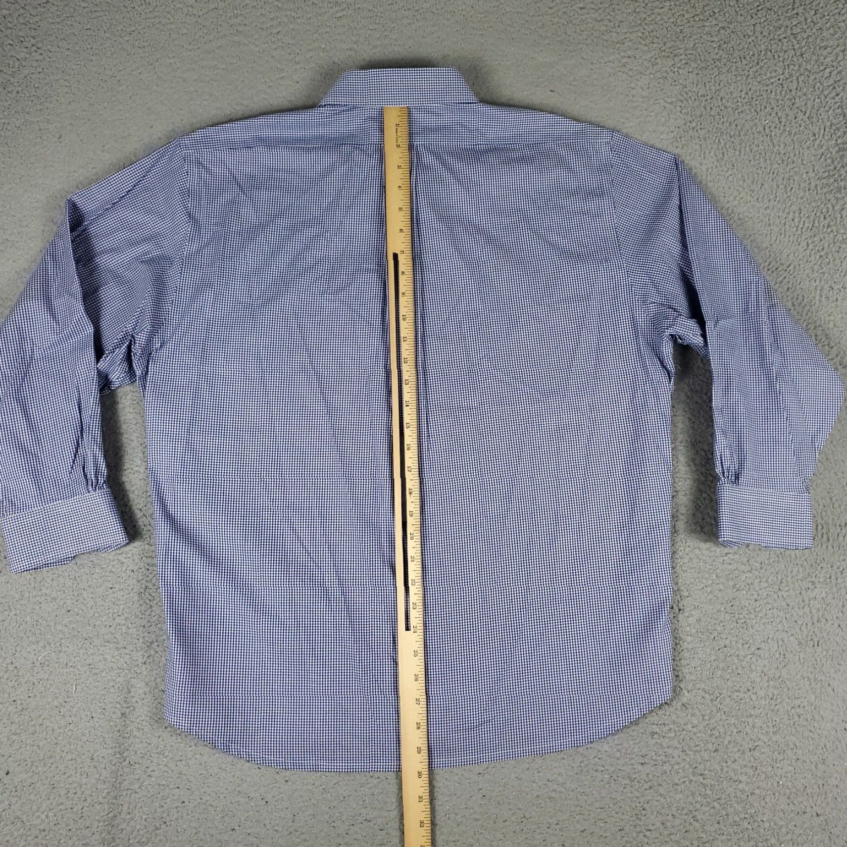 Brooks Brothers VINTAGE Brooks Brothers Dress Shirt Mens 16.5 Blue Classic Business Casual Formal Long Sleeve Size 42R - 3 Thumbnail