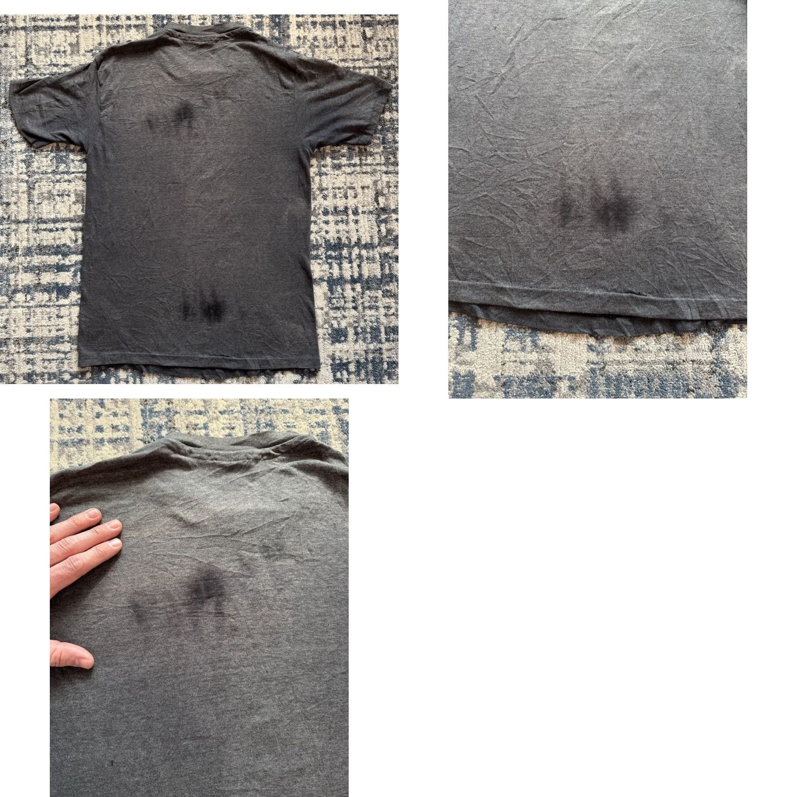 Hanes Vintage Angkor Wat T Shirt M Texas Hardcore Punk Band Thrash Metal 1987 Sz Size US M / EU 48-50 / 2 - 9 Thumbnail