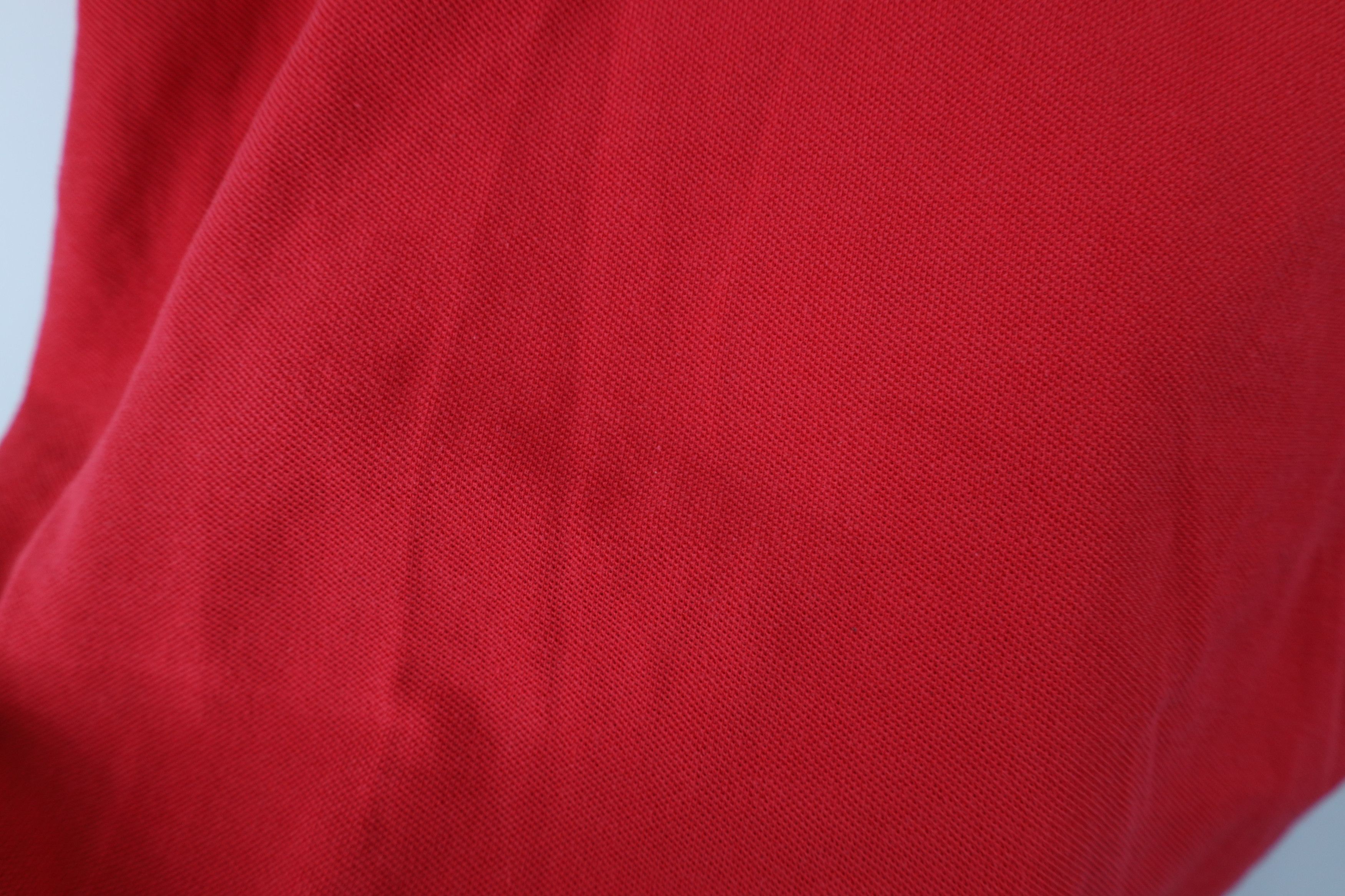 Lacoste Vintage 80s Izod Lacoste Logo Collared Golf Polo Shirt Red Size M / US 6-8 / IT 42-44 - 10 Thumbnail