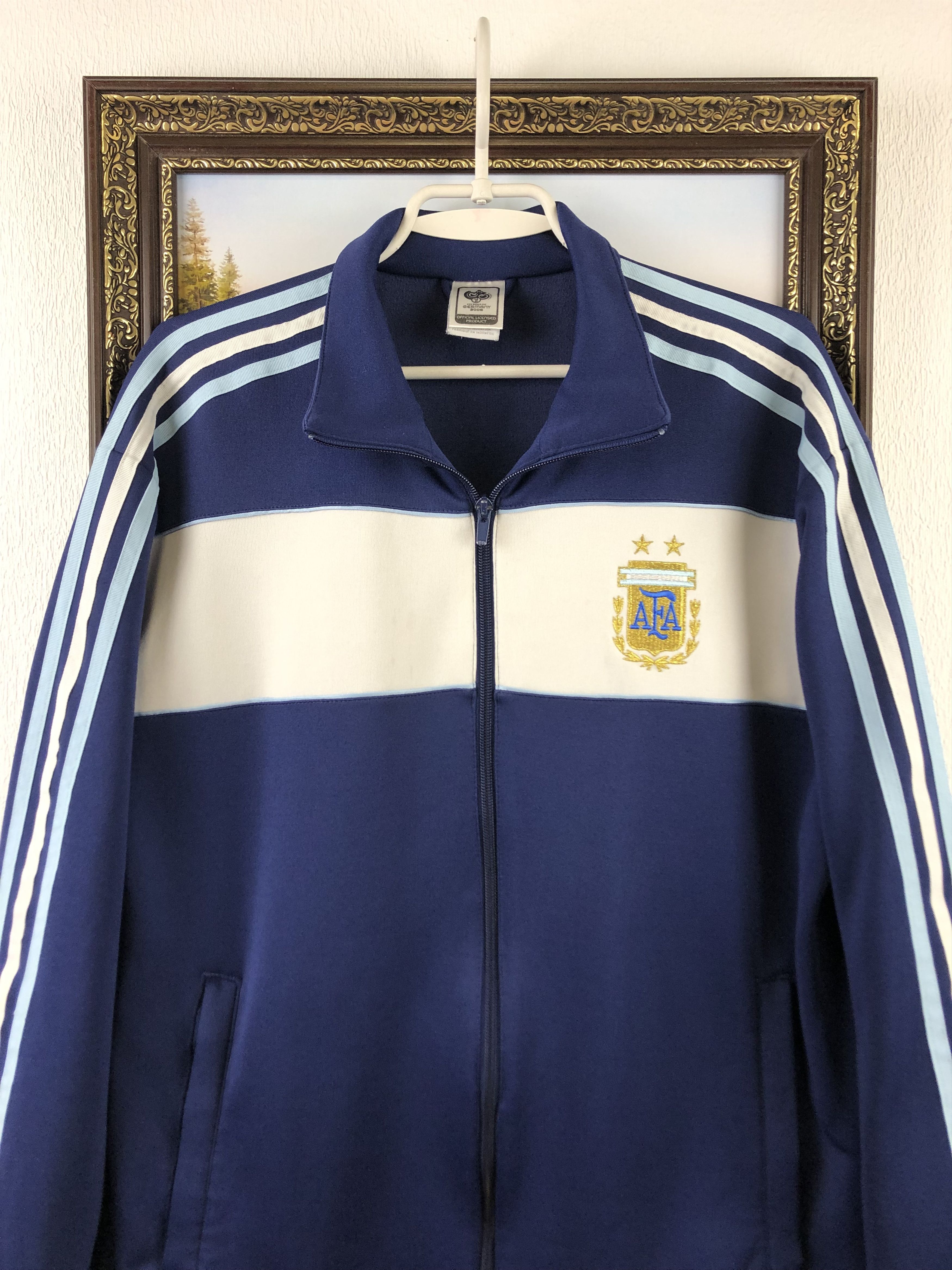 Adidas × Vintage Vintage Argentina Football Jacket Soccer World Cup Track Size US L / EU 52-54 / 3 - 2 Thumbnail