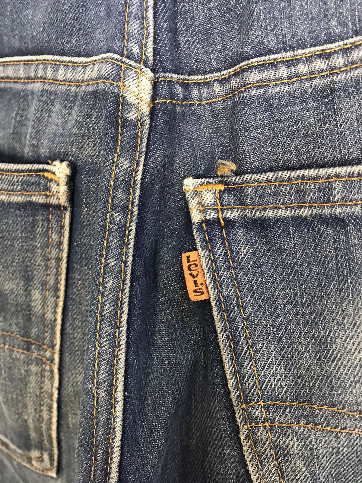 Levi's Vintage Clothing Levi's 70s 80s Orange Tab Unisex Denim Jeans Size US 27 - 7 Thumbnail