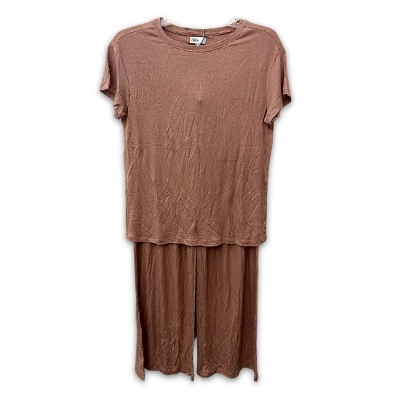 Nordstrom Nordstrom Pajama Set Ribbed Mauve Pink Women's XS NWOT Size XS / US 0-2 / IT 36-38 - 1 Thumbnail
