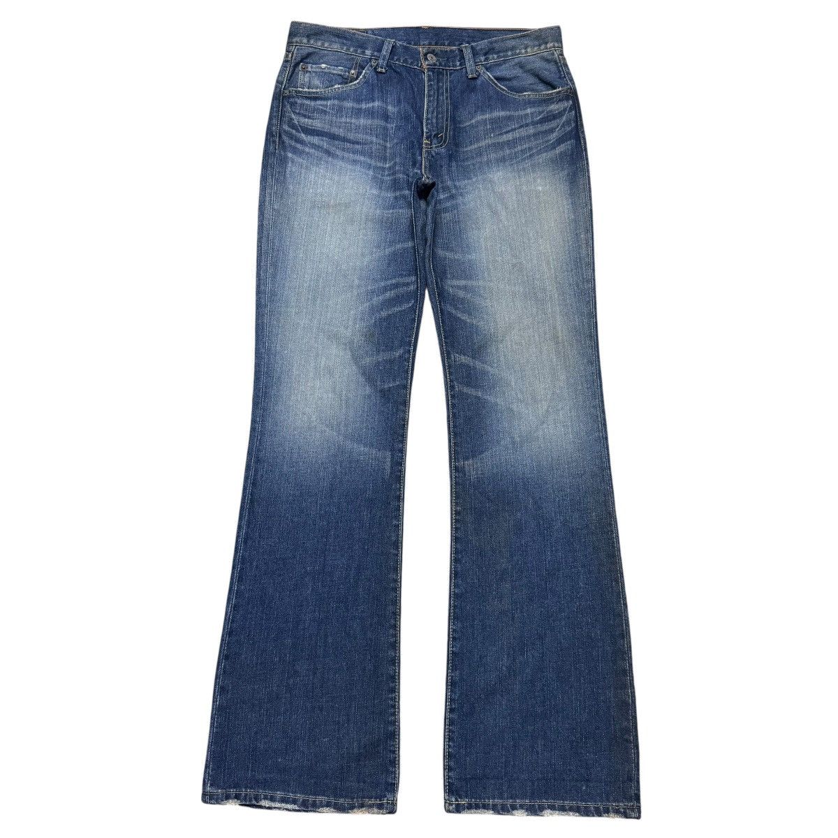 Levi's Vintage Levis 517 Flare Jeans Hedi Slimane Size US 33 - 2 Thumbnail