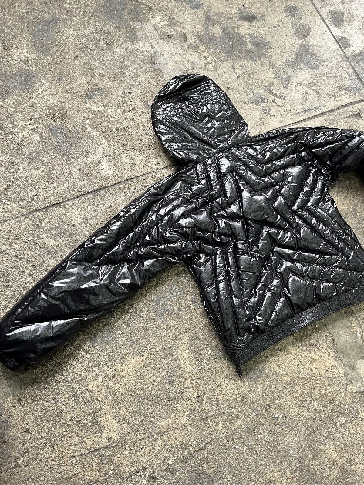 Bad Son Badson Black Star Puffer Jacket (unisex) Size US S / EU 44-46 / 1 - 15 Thumbnail