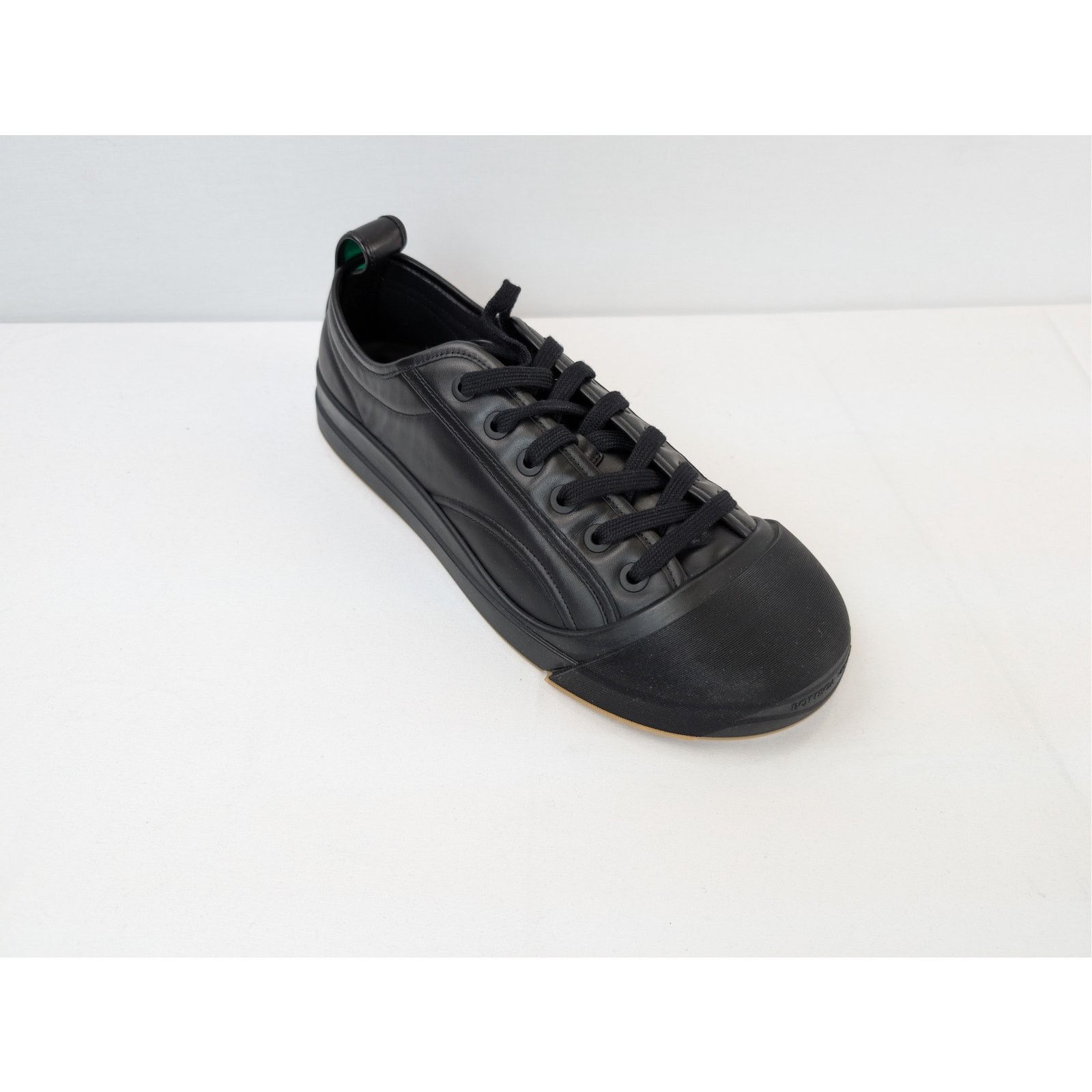 Bottega Veneta o1rshd1 City Calfskin Vulcan Sneakers in Black Size US 12 / EU 45 - 3 Thumbnail