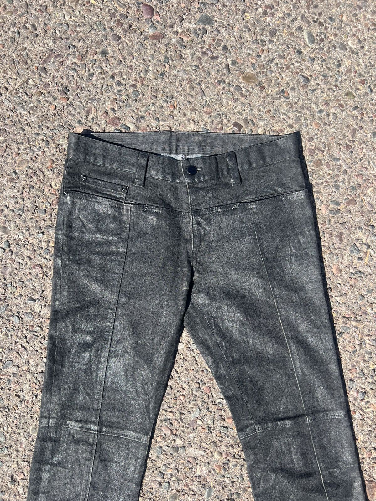 Comme Ca Ism Comme Ca Ism - Waxed Denim Pants Size US 31 - 2 Thumbnail
