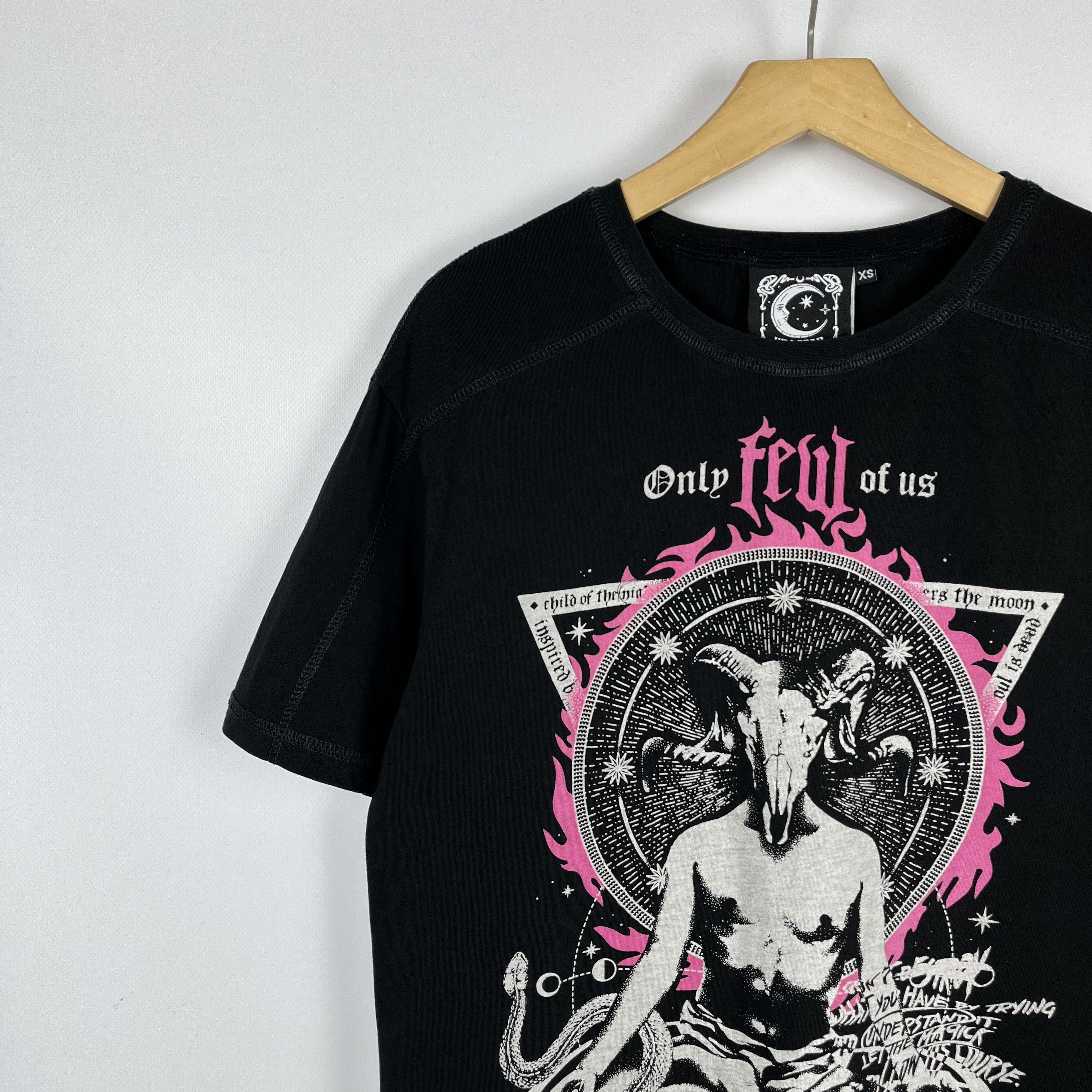 Killstar Killstar Meditate Pentagram Baphomet Gothic T Shirt Size XS / US 0-2 / IT 36-38 - 5 Thumbnail