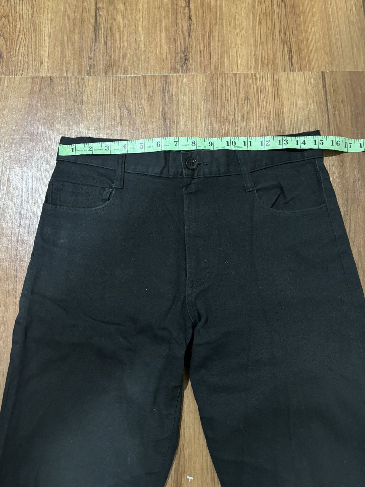 Hysteric Glamour × Japanese Brand × Vintage Vintage Hysteric Glamour Super Black Denim Jeans Size US 30 / EU 46 - 9 Thumbnail