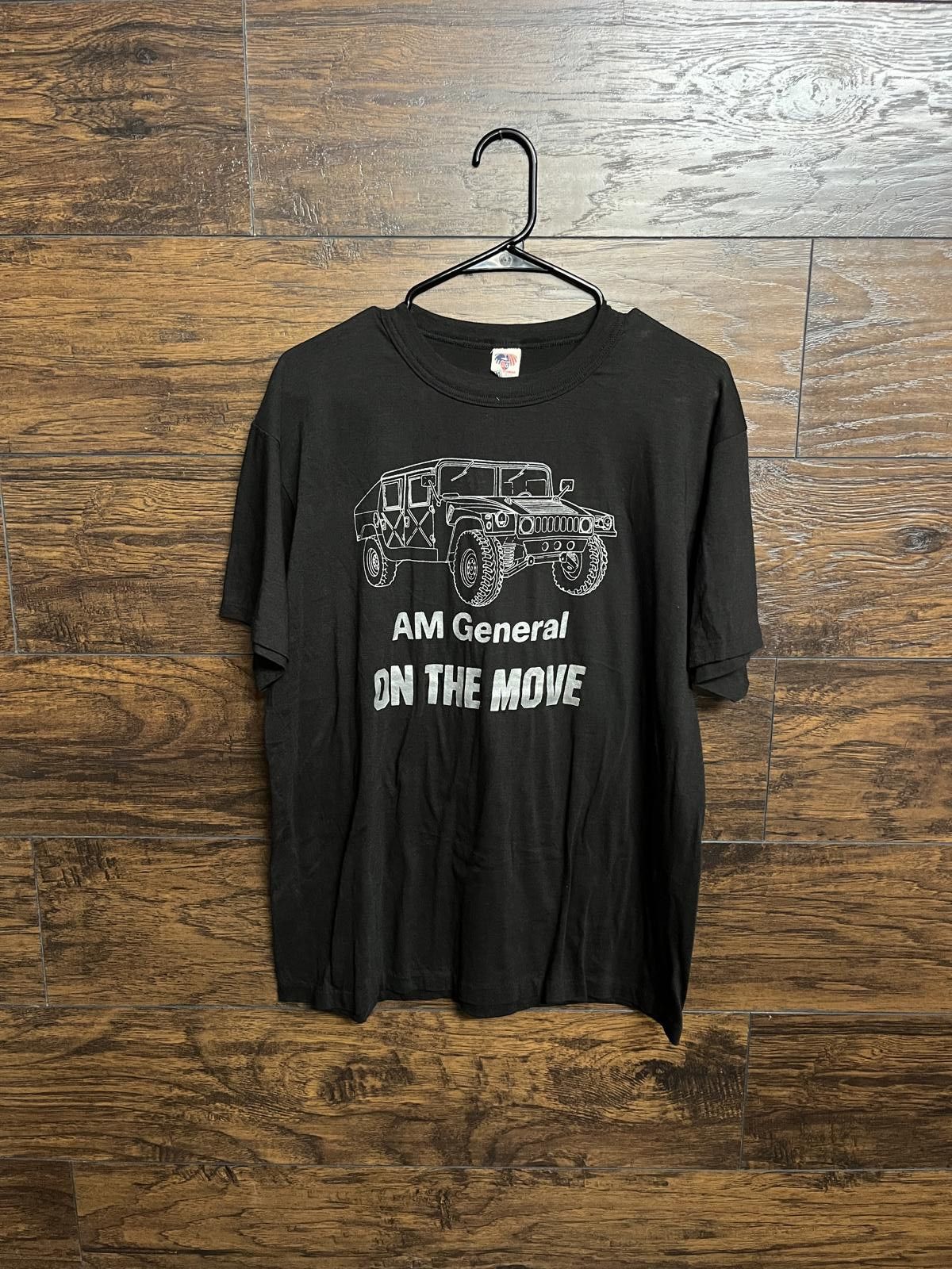 Designer VTG Hummer Tee - AM General On the Move Humvee T-shirt - XL Size US XL / EU 56 / 4 - 1 Thumbnail