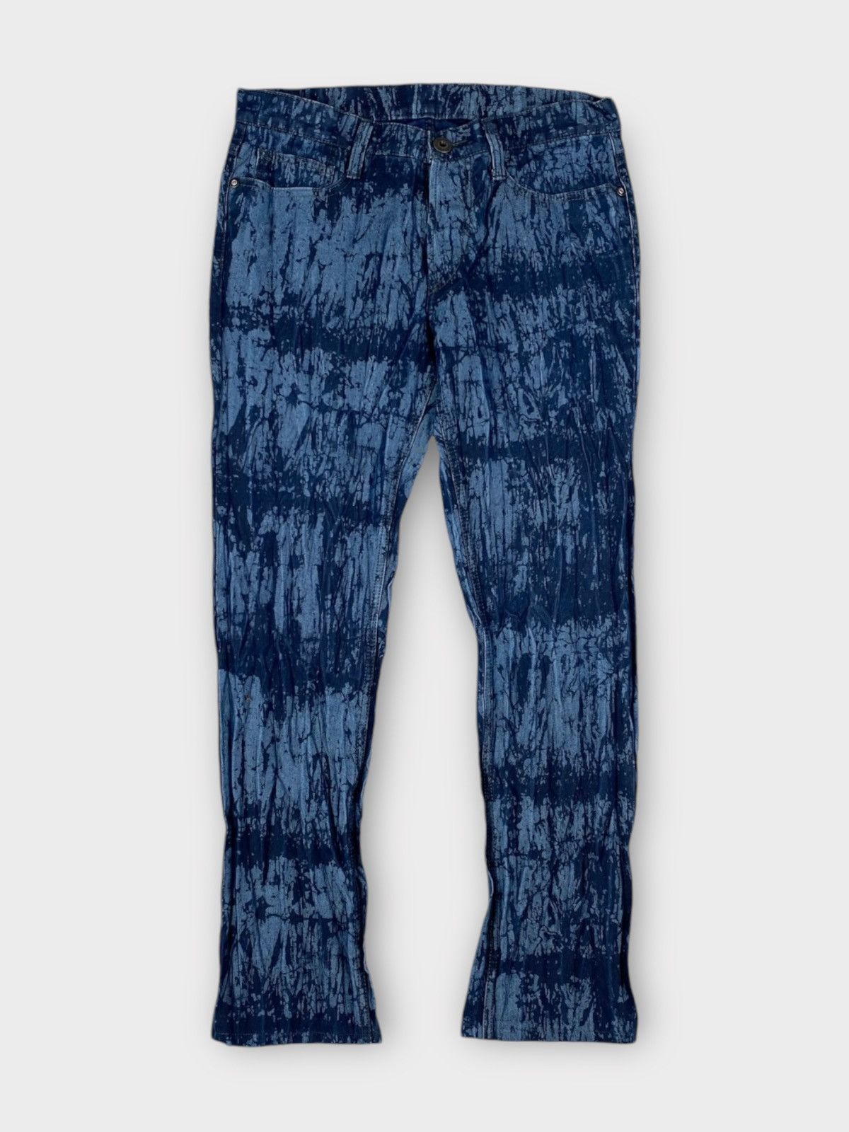 Issey Miyake S/S 2014 Mens Wrinkle Jeans | Grailed 