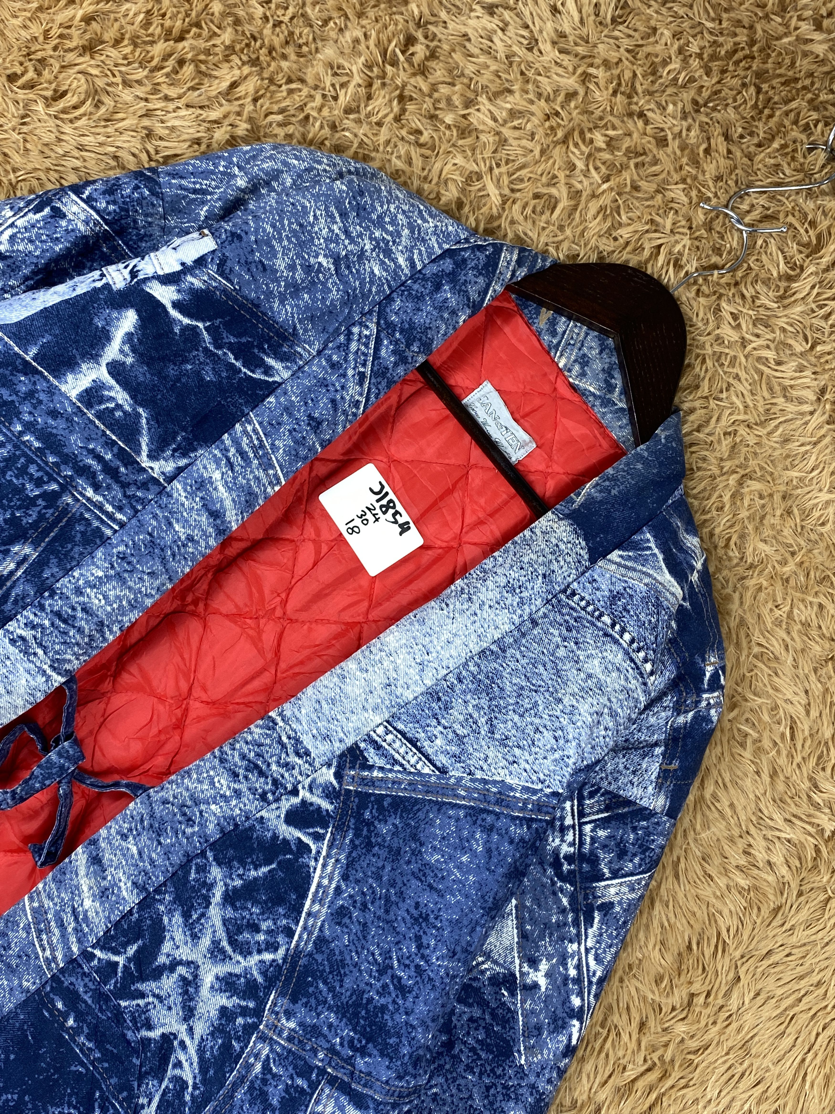 Japanese Brand Vintage Jan & Ten Kimono Puffer Quilted Lining Jacket J1854 Size US M / EU 48-50 / 2 - 3 Thumbnail