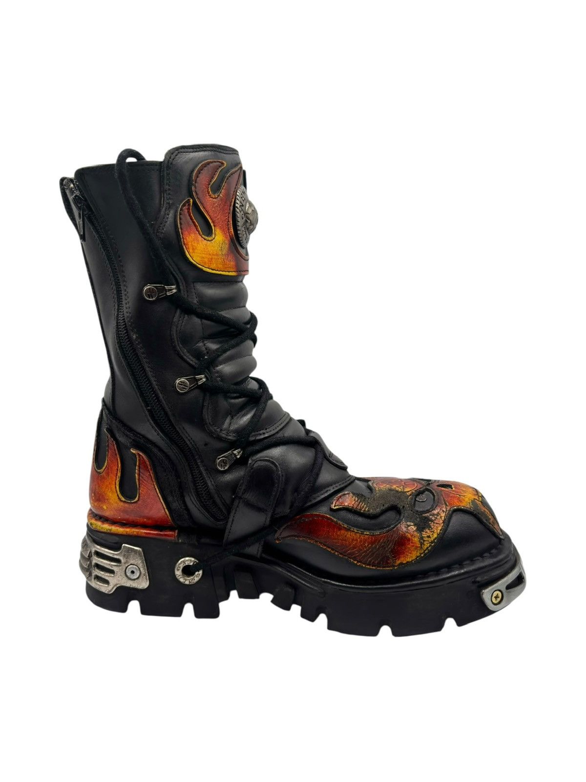 New Rock Vintage New Rock flame reactor boots Size 43 Size US 10 / EU 43 - 6 Thumbnail
