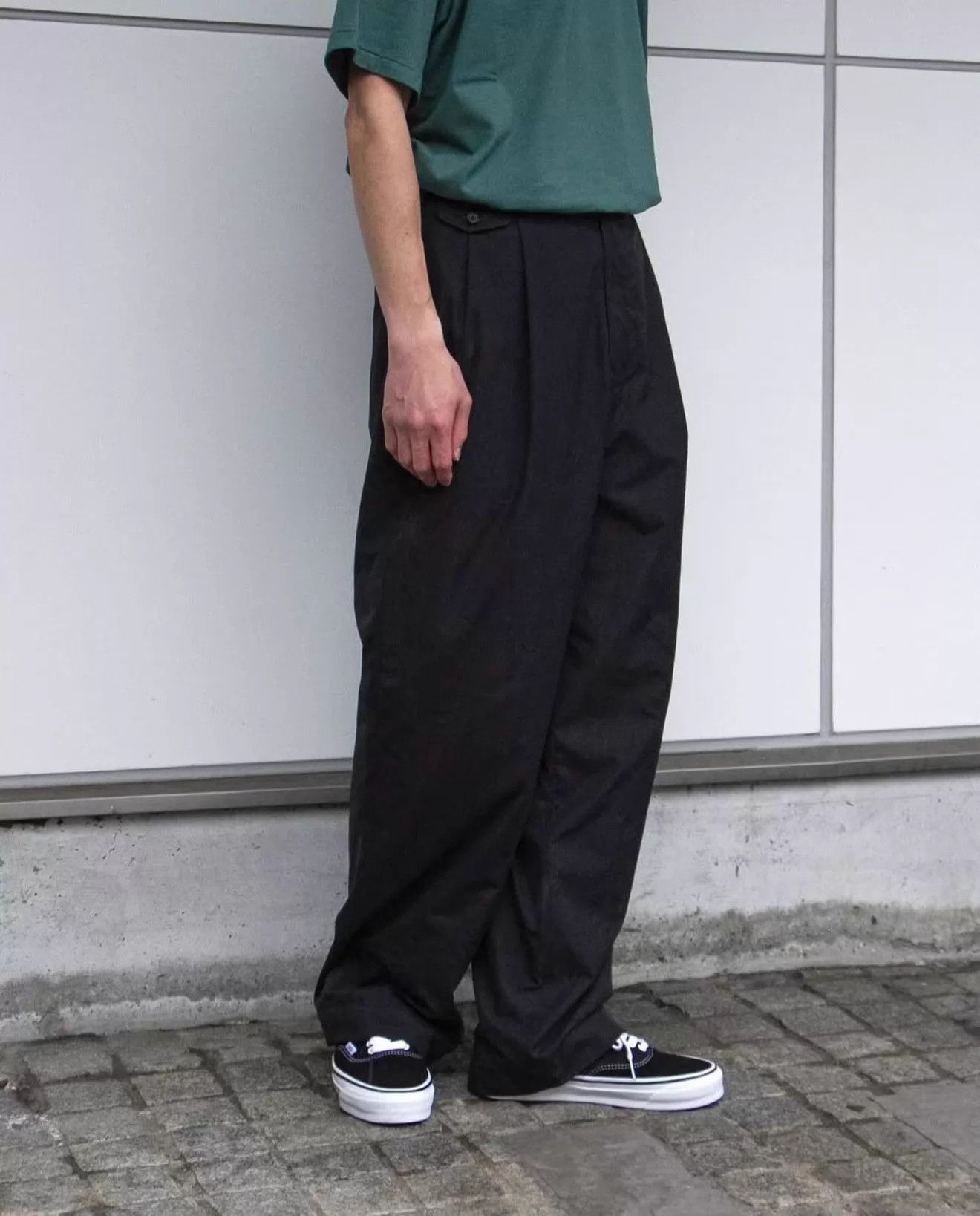 A.PRESSE A.PRESSE 26SS Double-Pleat High-Waist Trousers 41-42 RIRI Size US 32 / EU 48 - 9 Thumbnail