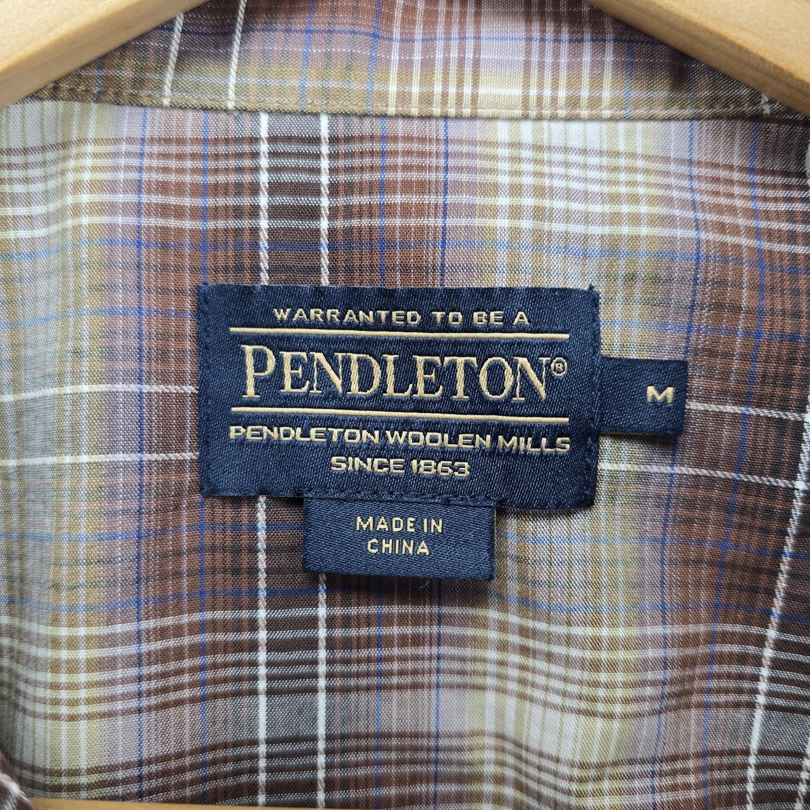 Pendleton Pendleton Shirt Mens M Frontier Plaid Pearl Snap Western Size US M / EU 48-50 / 2 - 4 Thumbnail