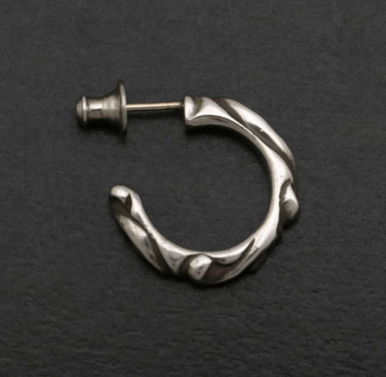 (。・ω・。)専用CHROME HEARTS HOOP SCROLL Chrome Hearts Scroll Hoop Earring