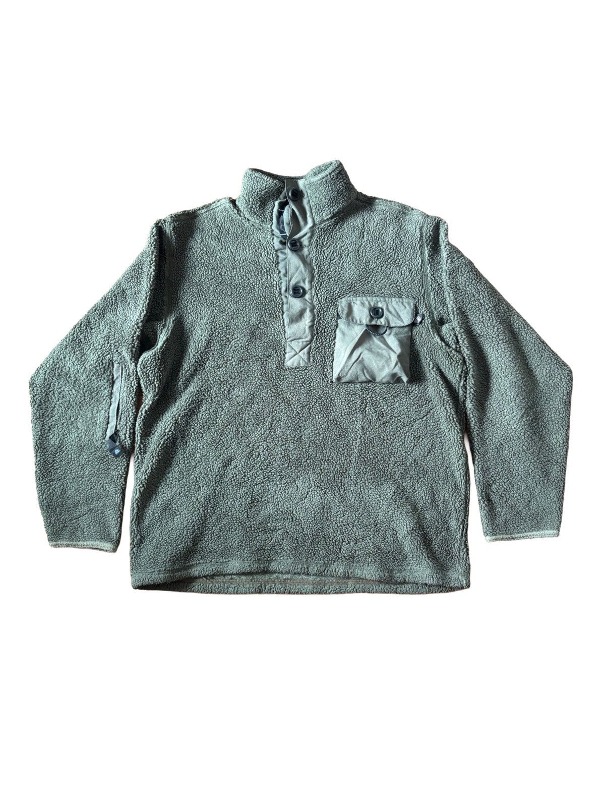 Nike ACG Nike ACG Green 2-Layer Quarter Button Fleece Sweater US L Size US L / EU 52-54 / 3 - 1 Thumbnail