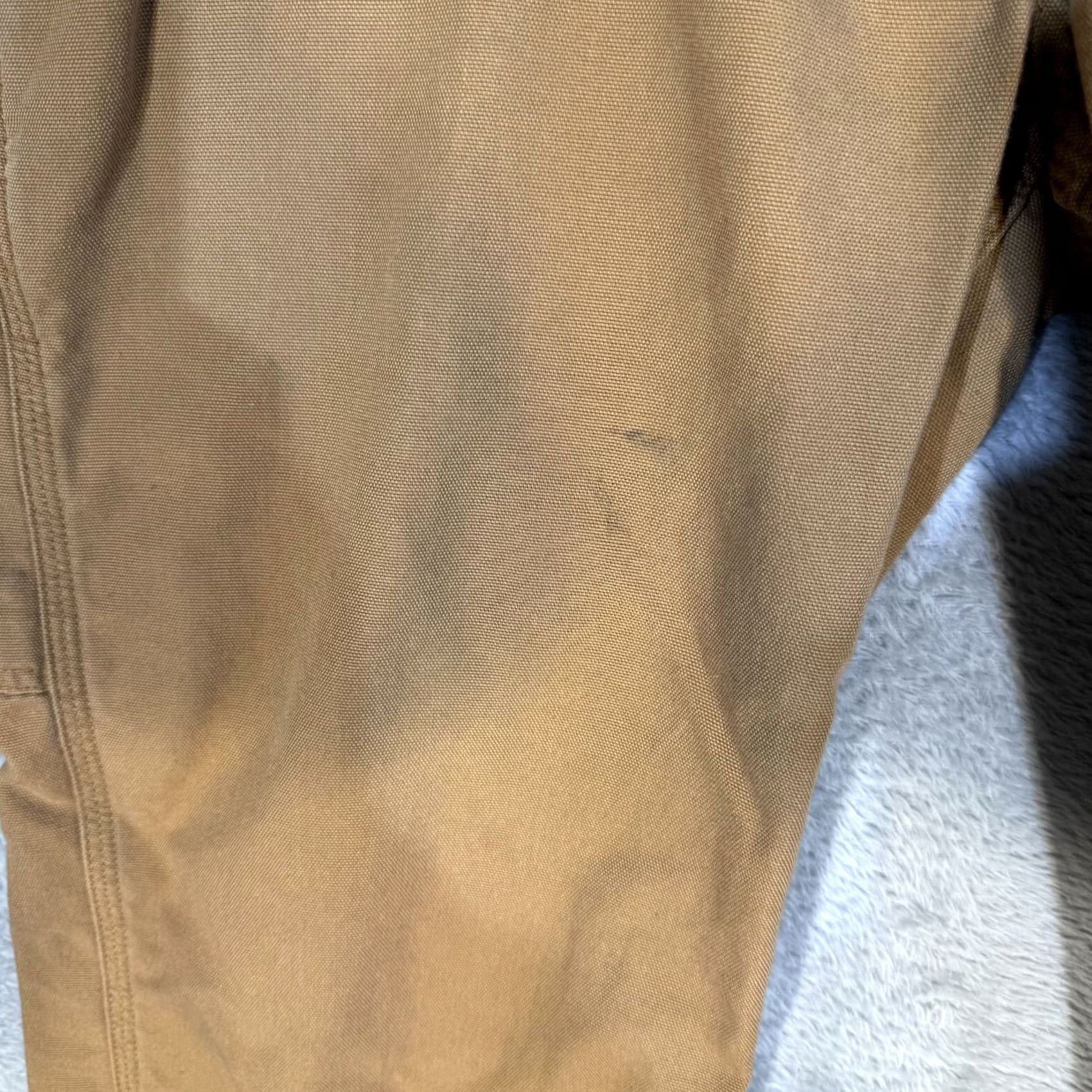 Carhartt Carhartt Carpenter Pants Mens 34 x 30 Brown Canvas Dungaree Fit Workwear Size US 34 / EU 50 - 4 Thumbnail