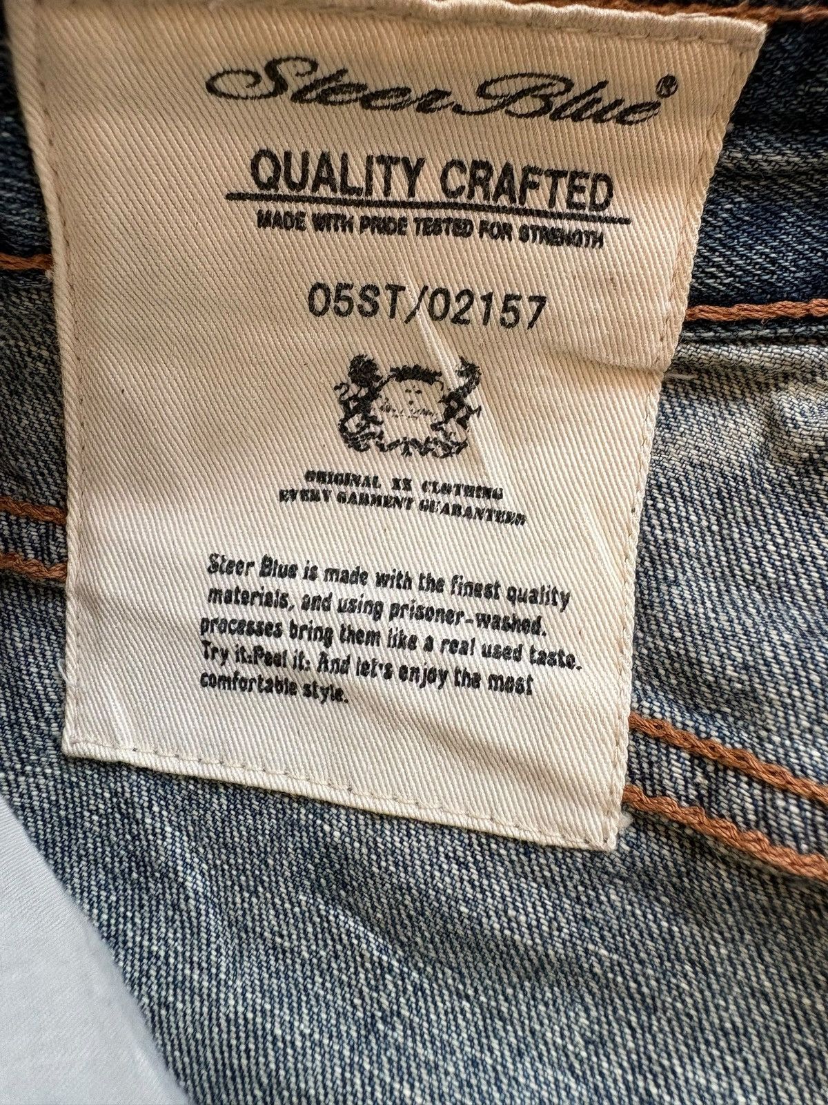 Japanese Brand Vintage Japanese Brand Rusty Mud Wash Ripped Jeans Size US 31 - 12 Thumbnail