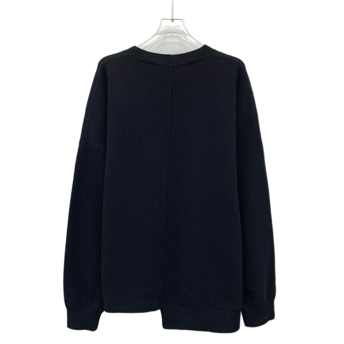 Loewe Loewe Irregular Hem Wool Long Sleeve Knit Sweater K26WX Size US M / EU 48-50 / 2 - 2 Thumbnail