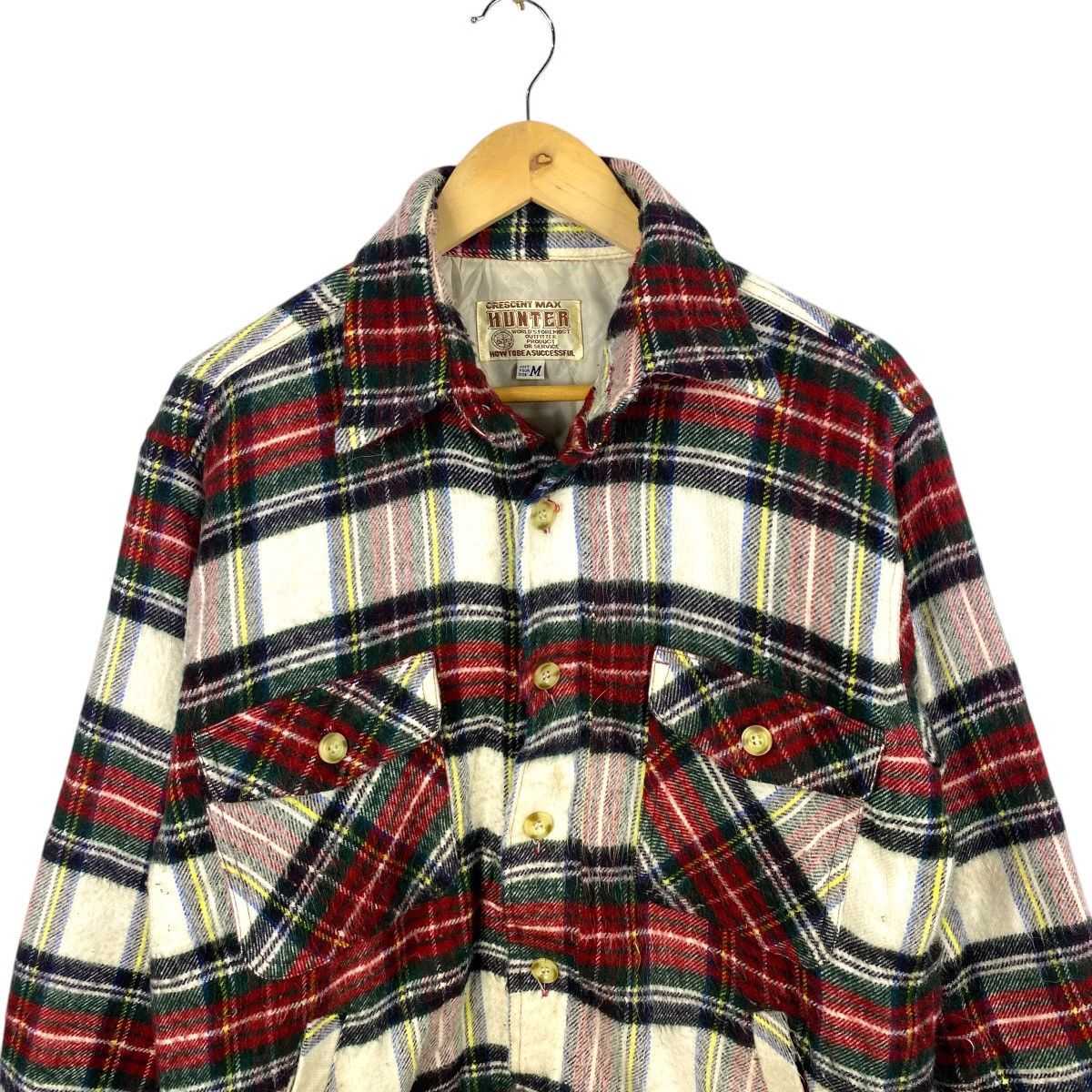 Japanese Brand × Vintage 💥CRESCENT MAX HUNTER PLAID QUILTED WORKER JACKET Size US M / EU 48-50 / 2 - 3 Thumbnail