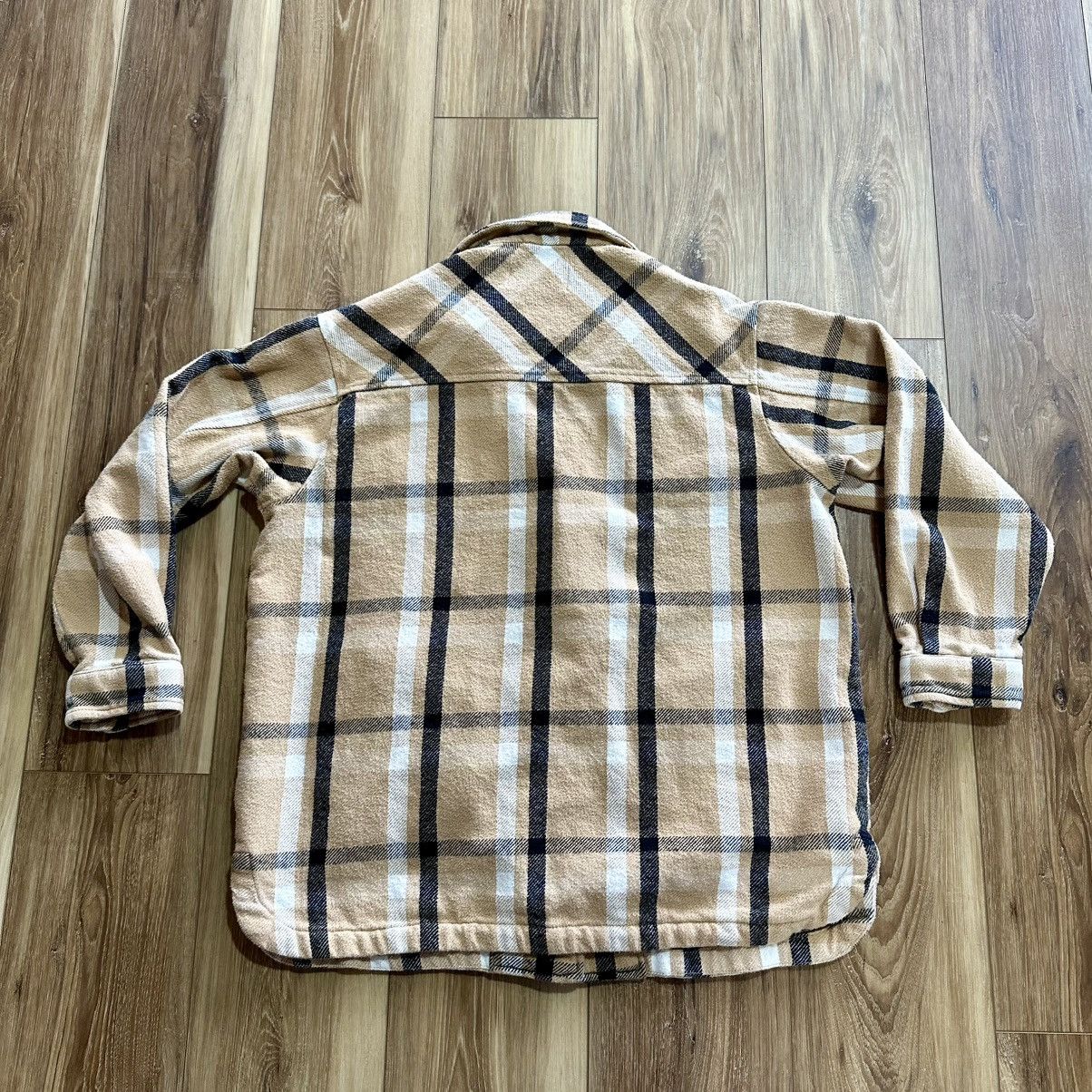 Lucky Brand Women’s Lucky Brand 100% Cotton Plaid Shirt Jacket Shacket Size M / US 6-8 / IT 42-44 - 2 Thumbnail