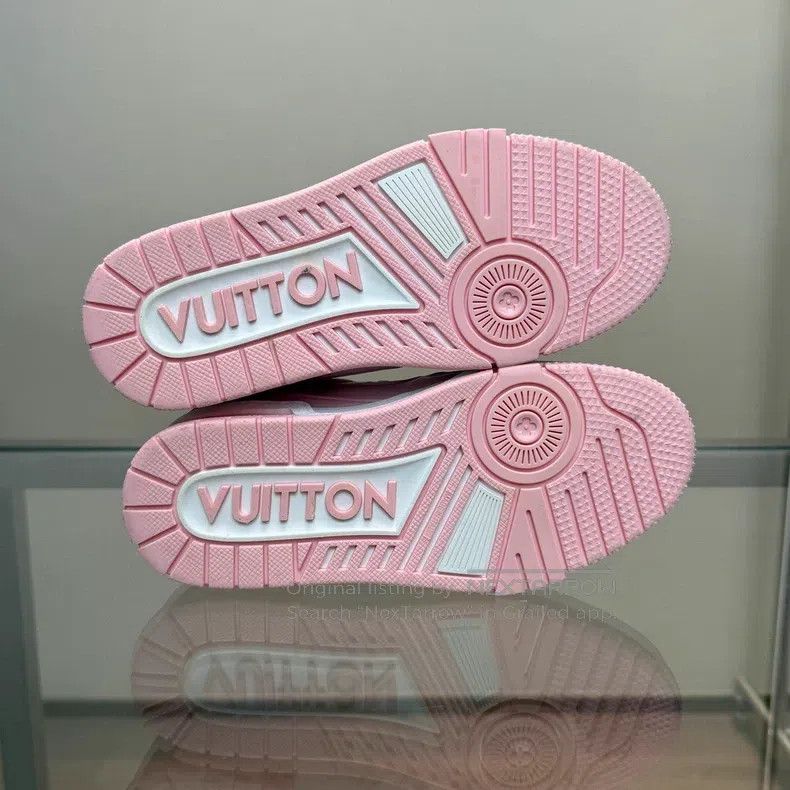 Louis Vuitton Louis Vuitton Trainer 25 New White Powder shoes Size US 4.5 / IT 34.5 - 7 Thumbnail