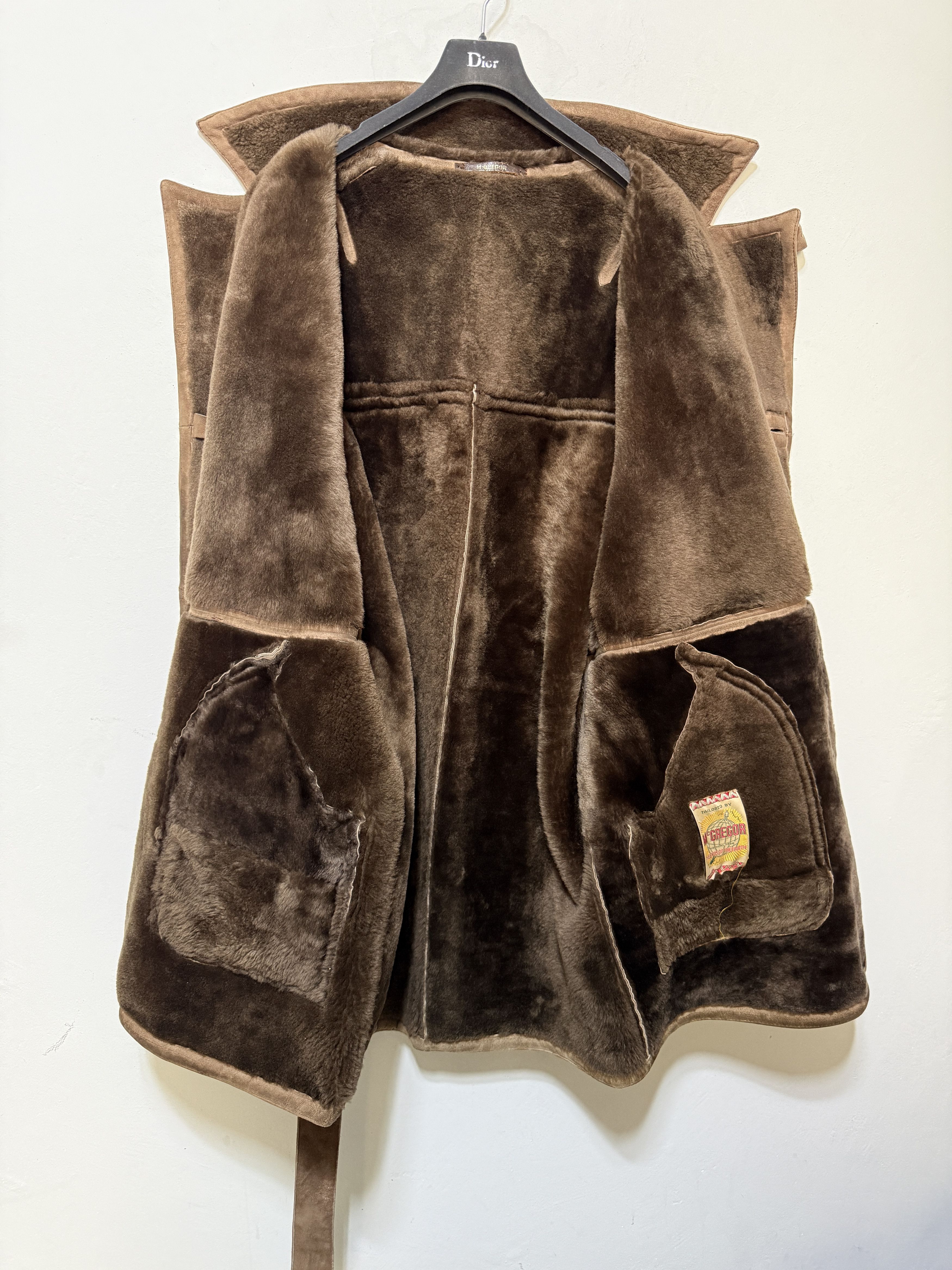 McGregor Vintage Coat Belted McGregor shearling suede coat L / xl Size US L / EU 52-54 / 3 - 12 Thumbnail