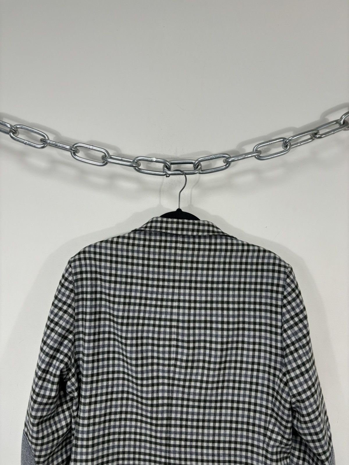 Boggi Boggi Milano Checkered 2-Buttons Wool Silk Blazer Jacket Size 40R - 17 Thumbnail