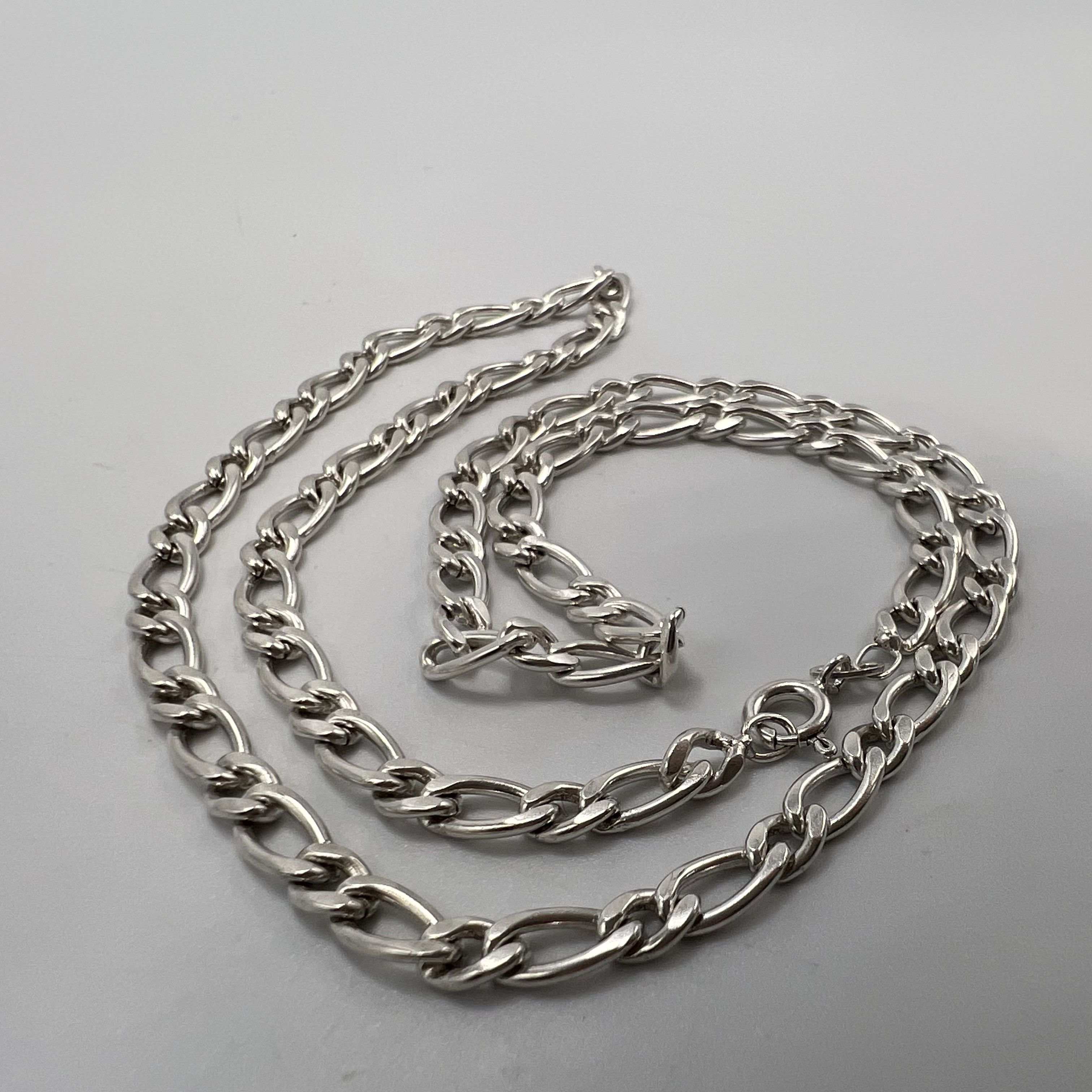 Sterling Silver Vintage Necklace Chain Sterling Silver 925 Jewelry 17.98 Size ONE SIZE - 2 Thumbnail