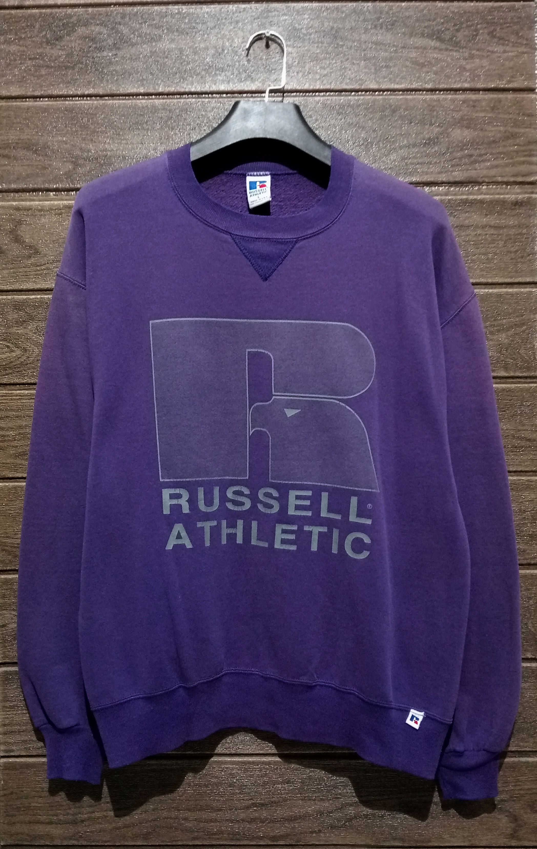 Russell Athletic VTG '90s Russell Athletic Big Logo Crewneck Sweatshirt USA Size US L / EU 52-54 / 3 - 1 Thumbnail