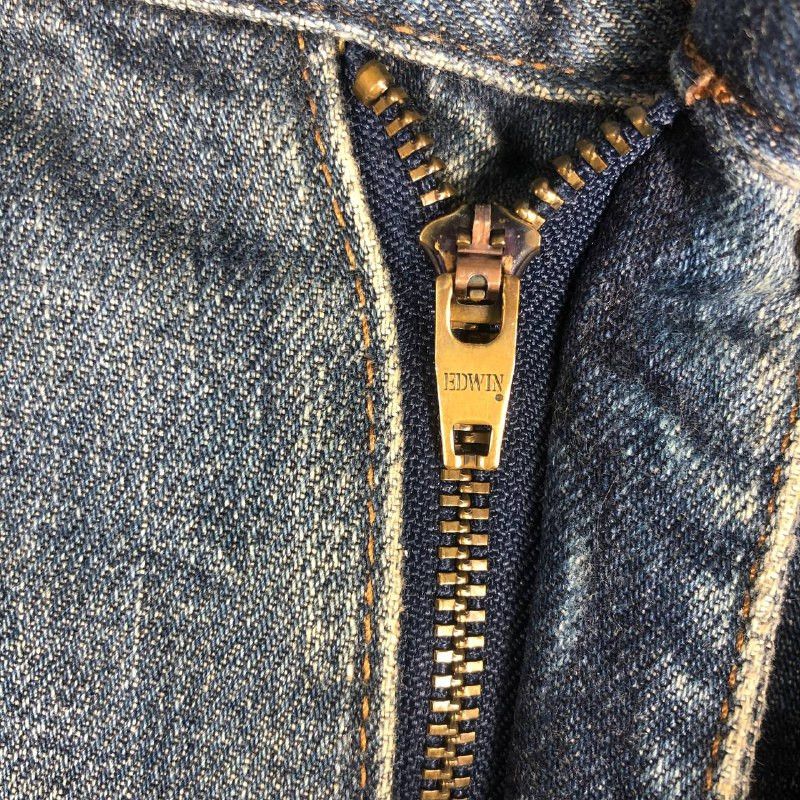 Edwin × Vintage Vintage Edwin Extra Extreme 403 Mudwash Distressed Denim Size US 34 / EU 50 - 5 Thumbnail
