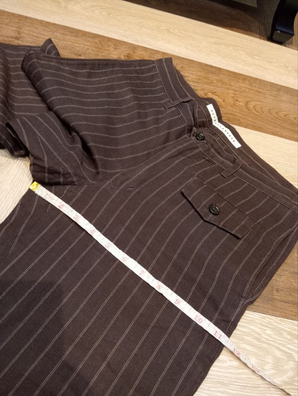Issey Miyake VINTAGE SUNAOKUWAHARA ISSEY MIYAKE STRIPED PANTS Size 30" / US 8 / IT 44 - 15 Thumbnail